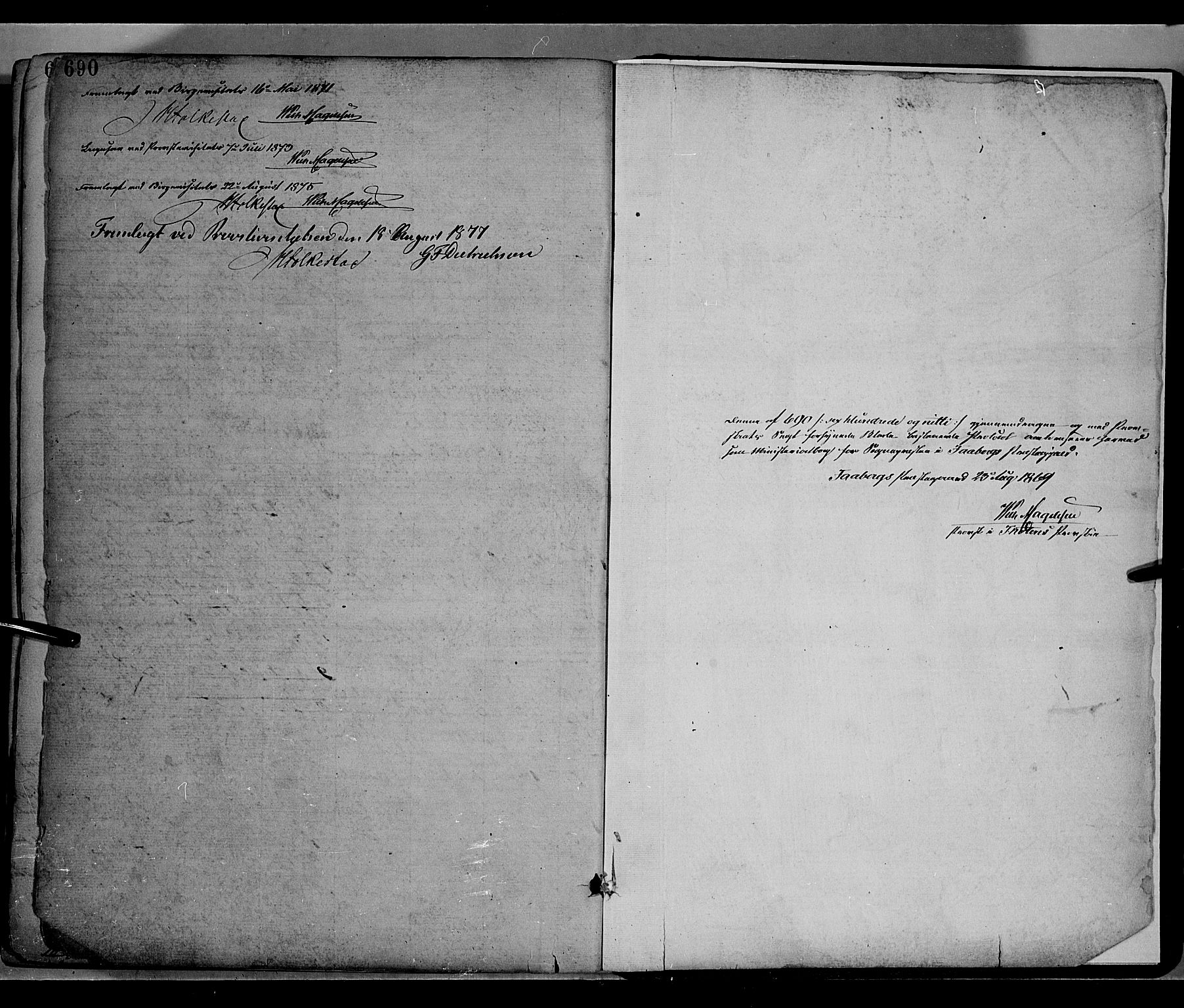 Fåberg prestekontor, AV/SAH-PREST-086/H/Ha/Haa/L0007: Parish register (official) no. 7, 1868-1878, p. 690