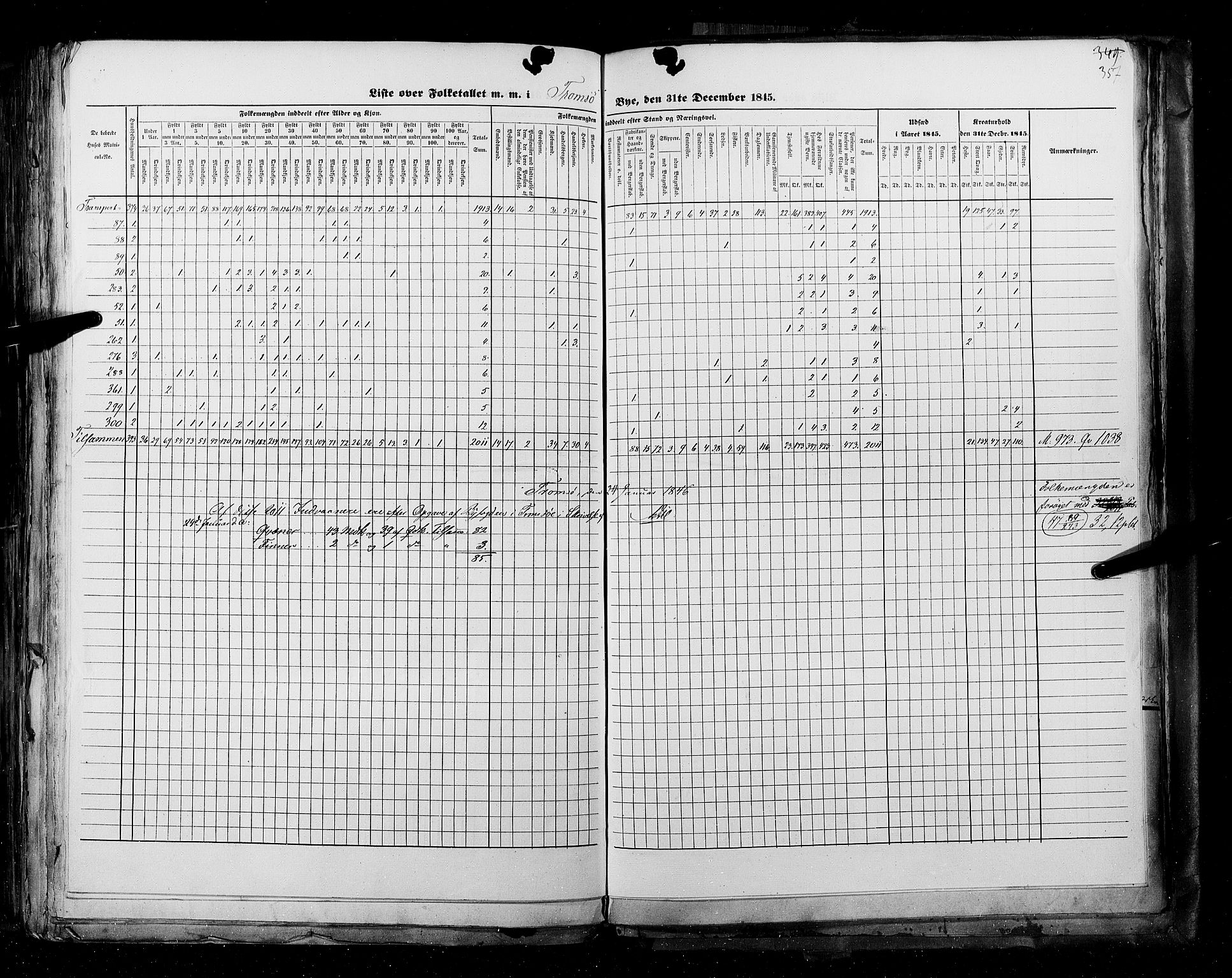 RA, Census 1845, vol. 11: Cities, 1845, p. 357