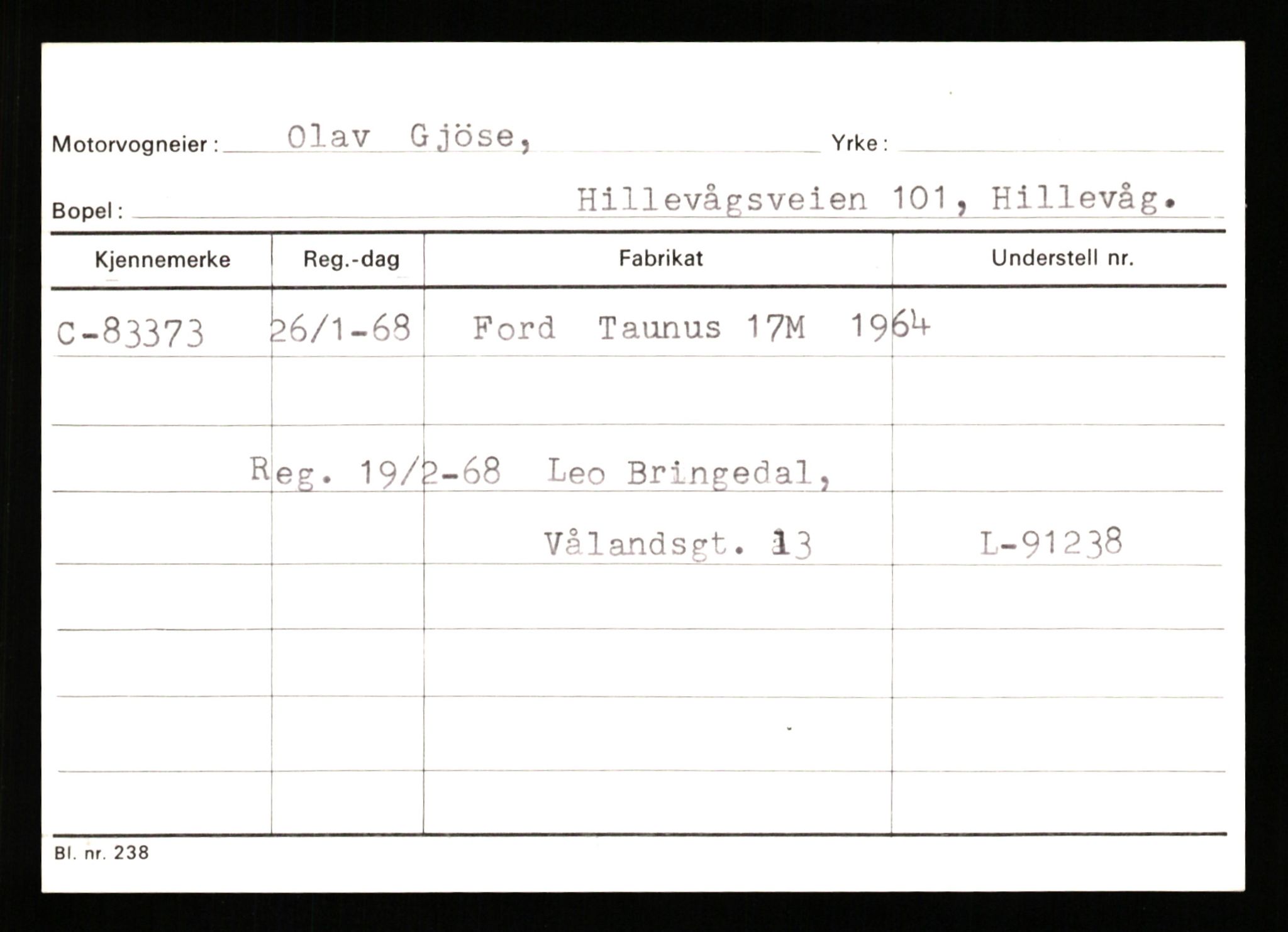 Stavanger trafikkstasjon, AV/SAST-A-101942/0/G/L0008: Registreringsnummer: 67519 - 84533, 1930-1971, p. 2956