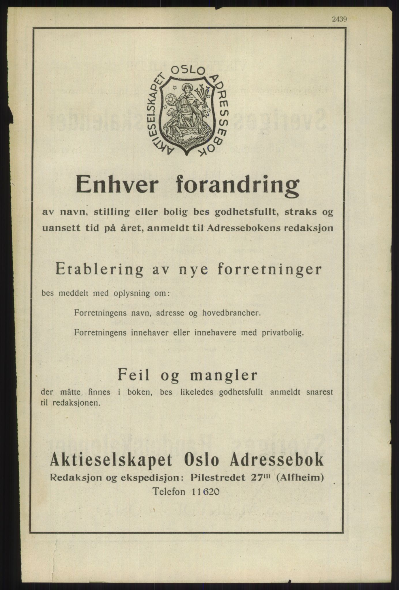 Kristiania/Oslo adressebok, PUBL/-, 1934, p. 2439