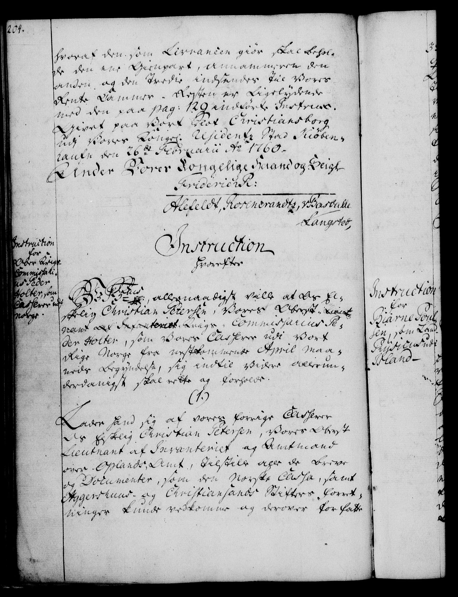 Rentekammeret, Kammerkanselliet, RA/EA-3111/G/Gg/Ggi/L0003: Norsk instruksjonsprotokoll med register (merket RK 53.36), 1751-1775, p. 204
