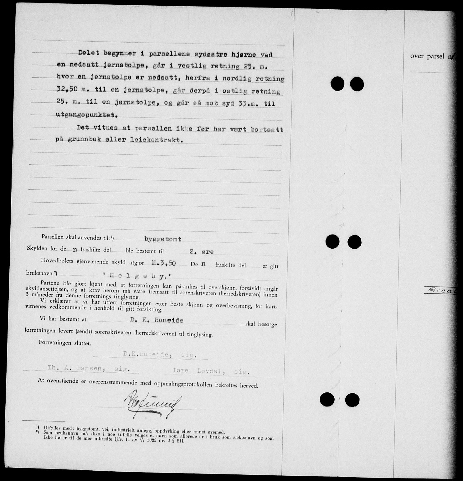 Onsøy sorenskriveri, SAO/A-10474/G/Ga/Gab/L0018: Mortgage book no. II A-18, 1946-1947, Diary no: : 209/1947