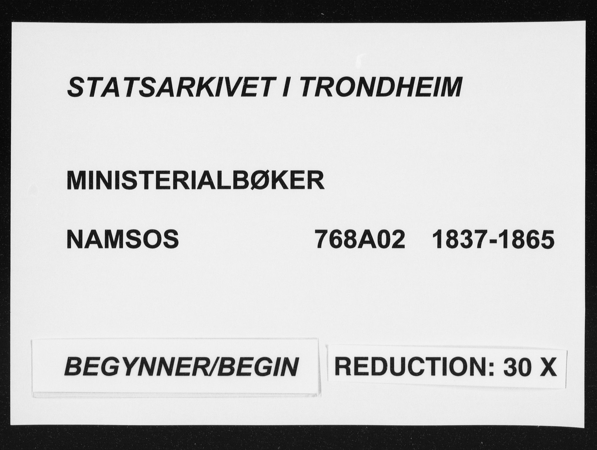 Ministerialprotokoller, klokkerbøker og fødselsregistre - Nord-Trøndelag, SAT/A-1458/768/L0567: Parish register (official) no. 768A02, 1837-1865