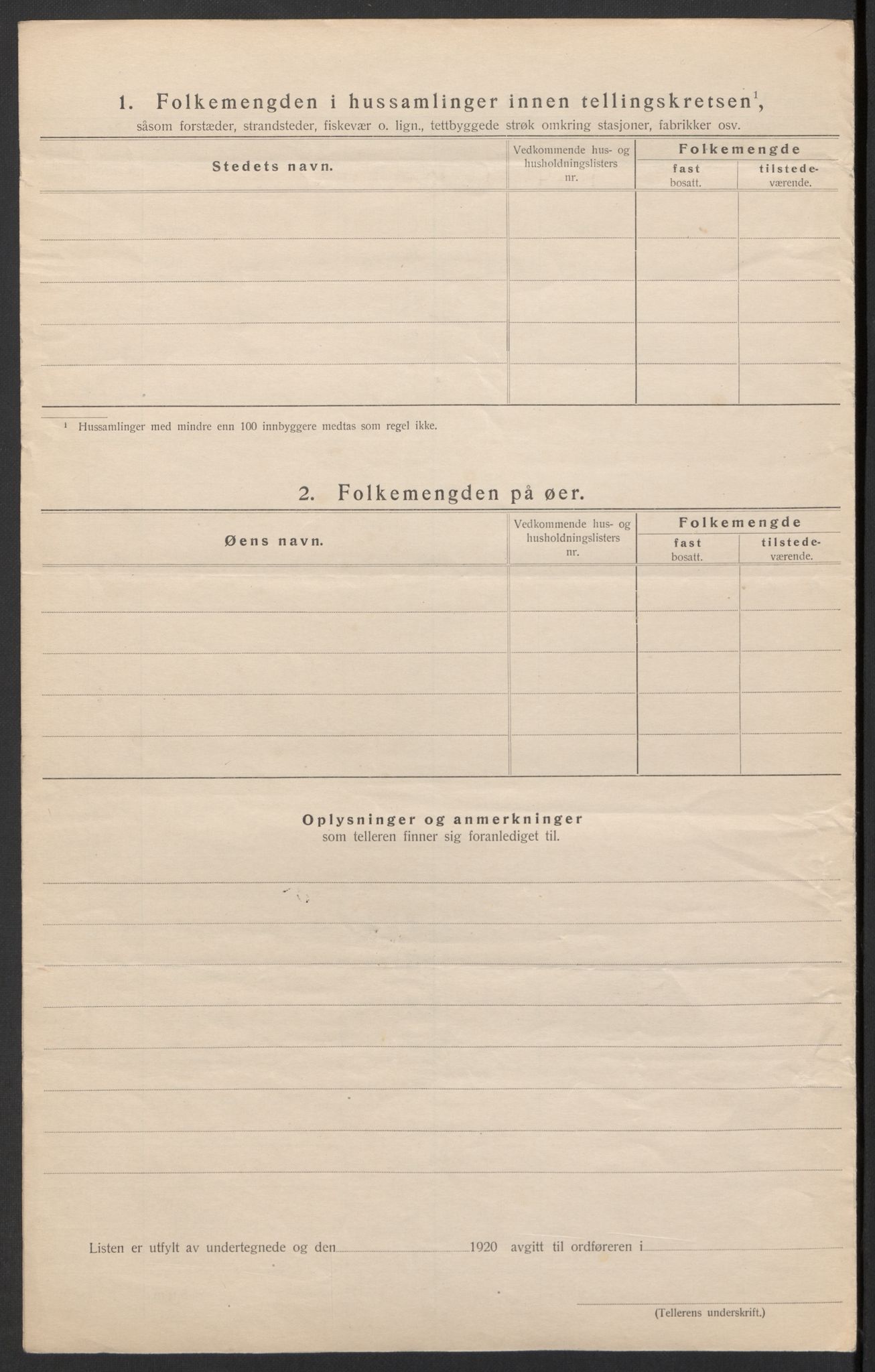 SAH, 1920 census for Nordre Land, 1920, p. 43