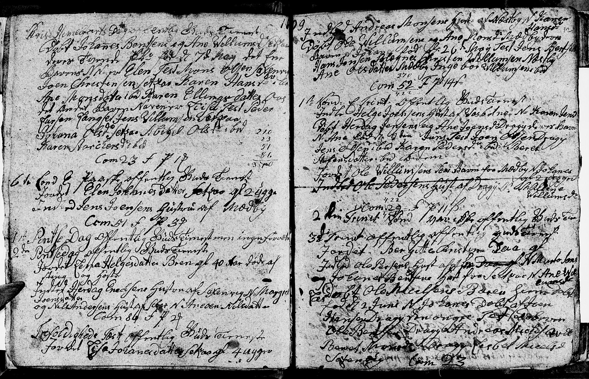 Ministerialprotokoller, klokkerbøker og fødselsregistre - Nordland, AV/SAT-A-1459/847/L0675: Parish register (copy) no. 847C03, 1808-1820, p. 12