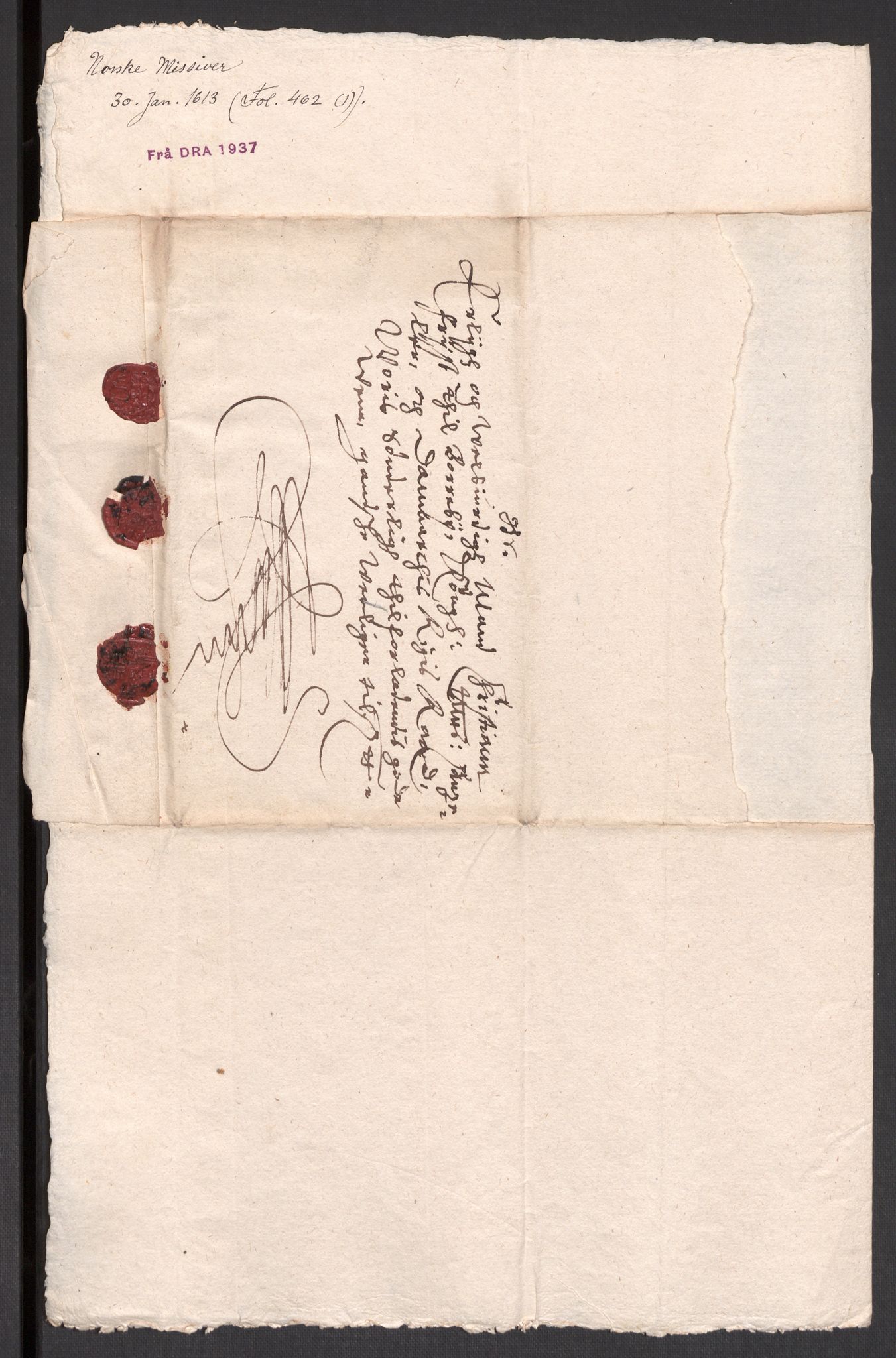 Danske Kanselli 1572-1799, AV/RA-EA-3023/F/Fc/Fcc/Fcca/L0002: Norske innlegg 1572-1799, 1613-1622, p. 13