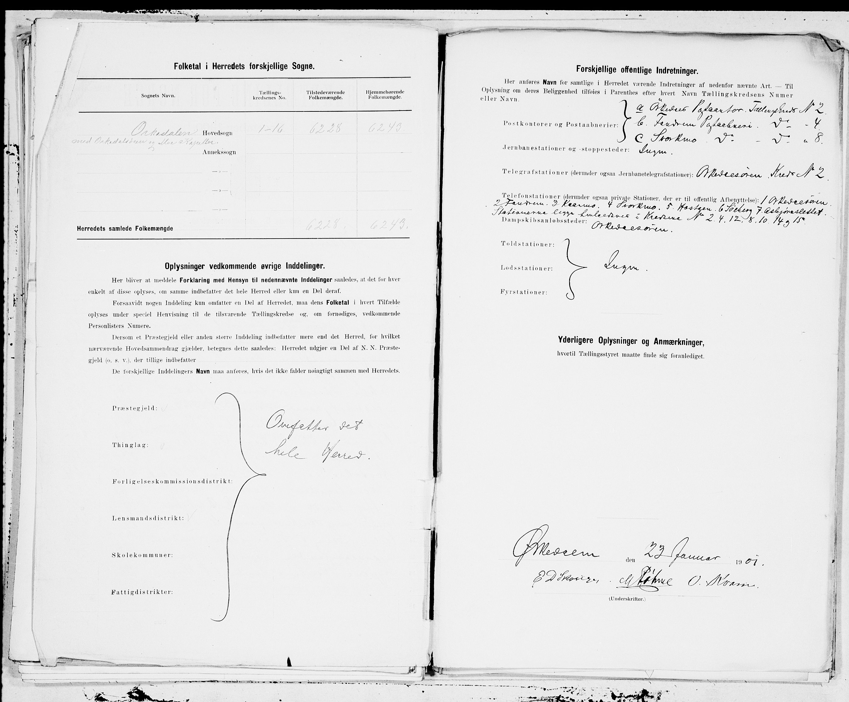 SAT, 1900 census for Orkdal, 1900, p. 39