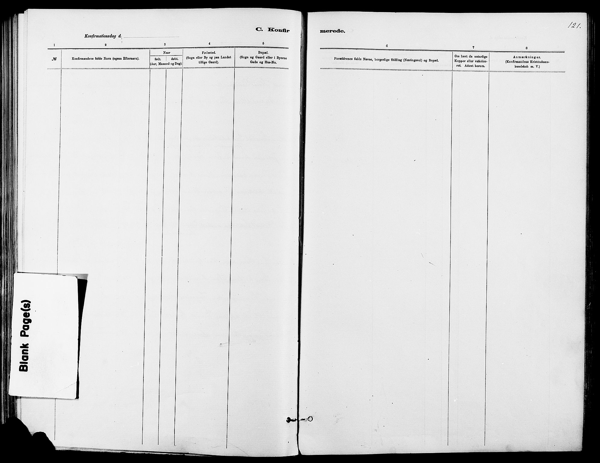 Dovre prestekontor, AV/SAH-PREST-066/H/Ha/Haa/L0002: Parish register (official) no. 2, 1879-1890, p. 121