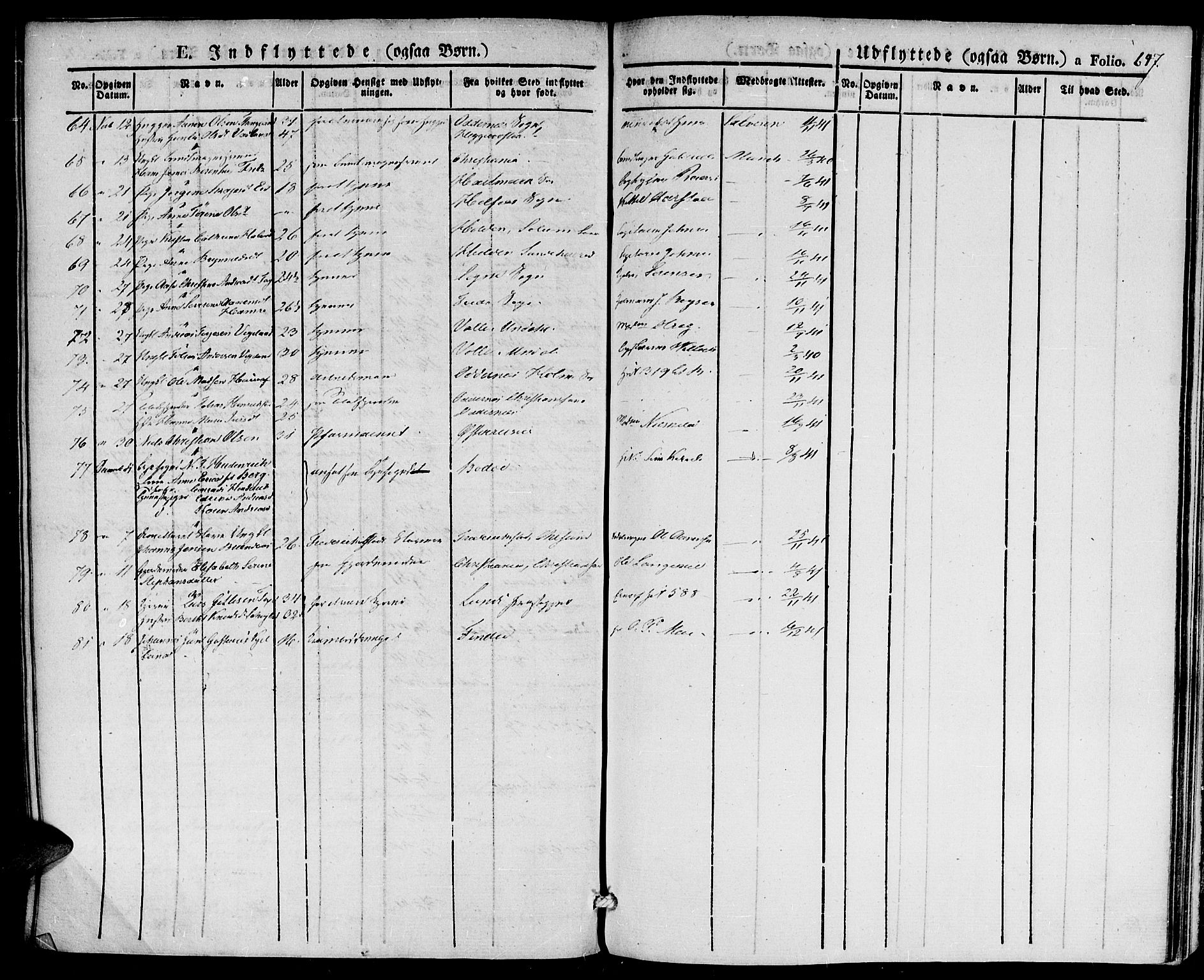 Kristiansand domprosti, SAK/1112-0006/F/Fa/L0011: Parish register (official) no. A 11, 1827-1841, p. 647