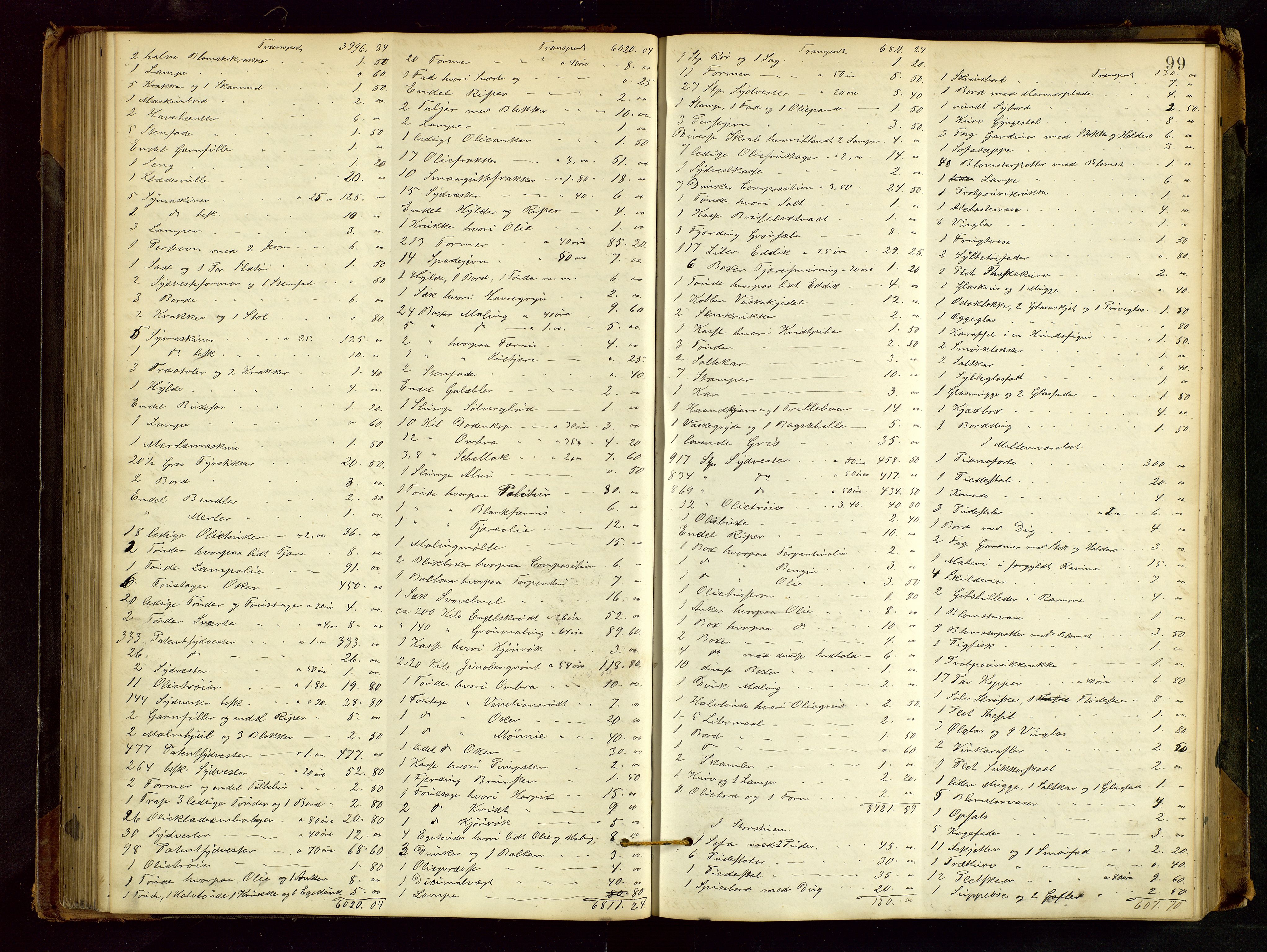 Haugesund tingrett, AV/SAST-A-101415/01/IV/IVB/L0002: Skifteregistreringsprotokoll, med register, 1879-1898, p. 98b-99a