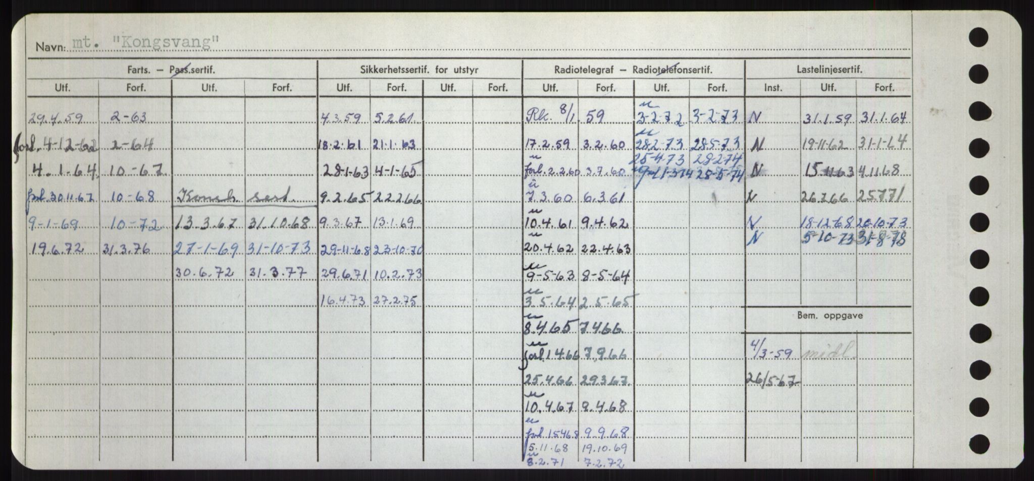 Sjøfartsdirektoratet med forløpere, Skipsmålingen, RA/S-1627/H/Hd/L0020: Fartøy, K-Kon, p. 580