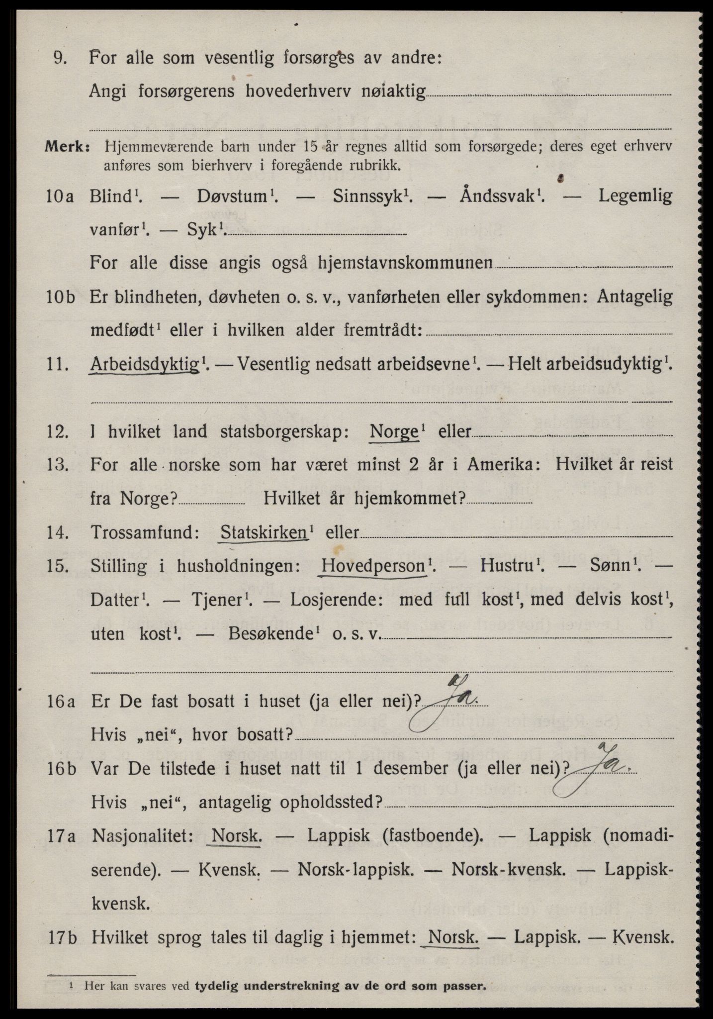 SAT, 1920 census for Oppdal, 1920, p. 5282