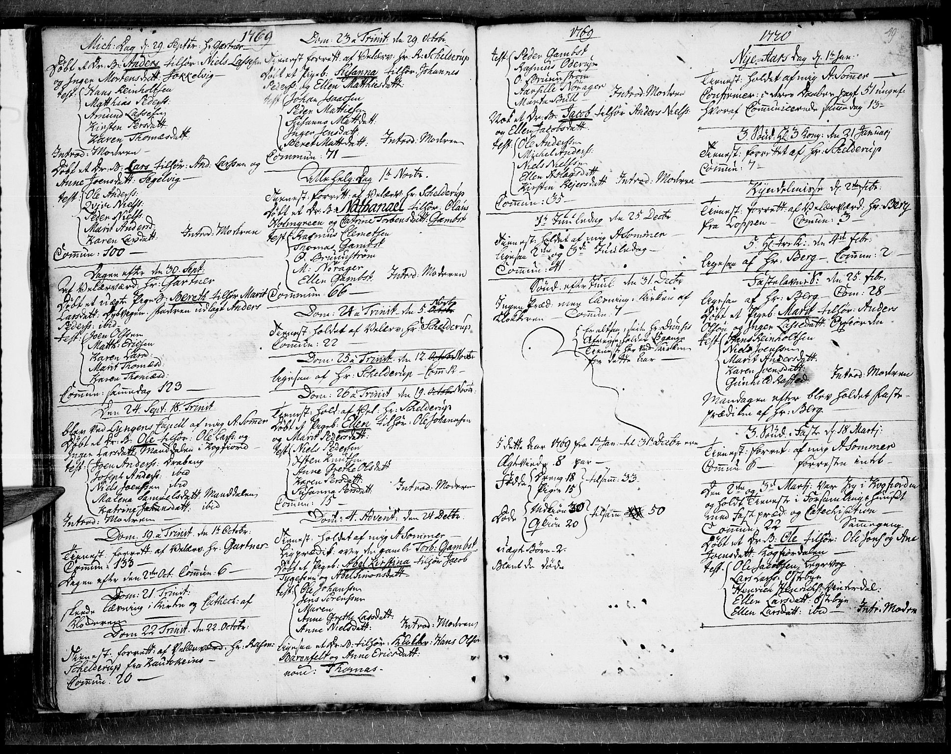 Skjervøy sokneprestkontor, SATØ/S-1300/H/Ha/Haa/L0001kirke: Parish register (official) no. 1, 1748-1780, p. 49