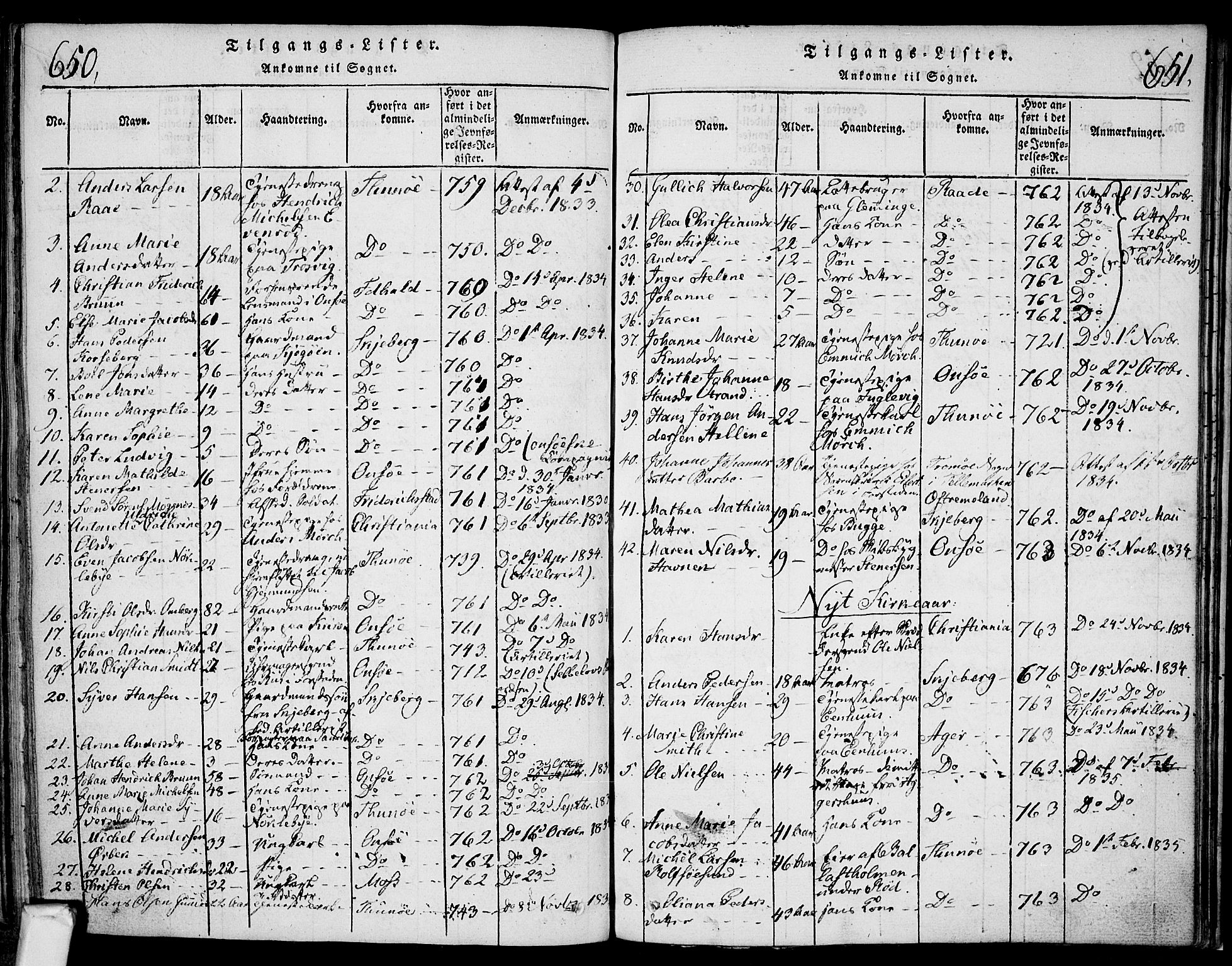 Glemmen prestekontor Kirkebøker, AV/SAO-A-10908/F/Fa/L0004: Parish register (official) no. 4, 1816-1838, p. 650-651