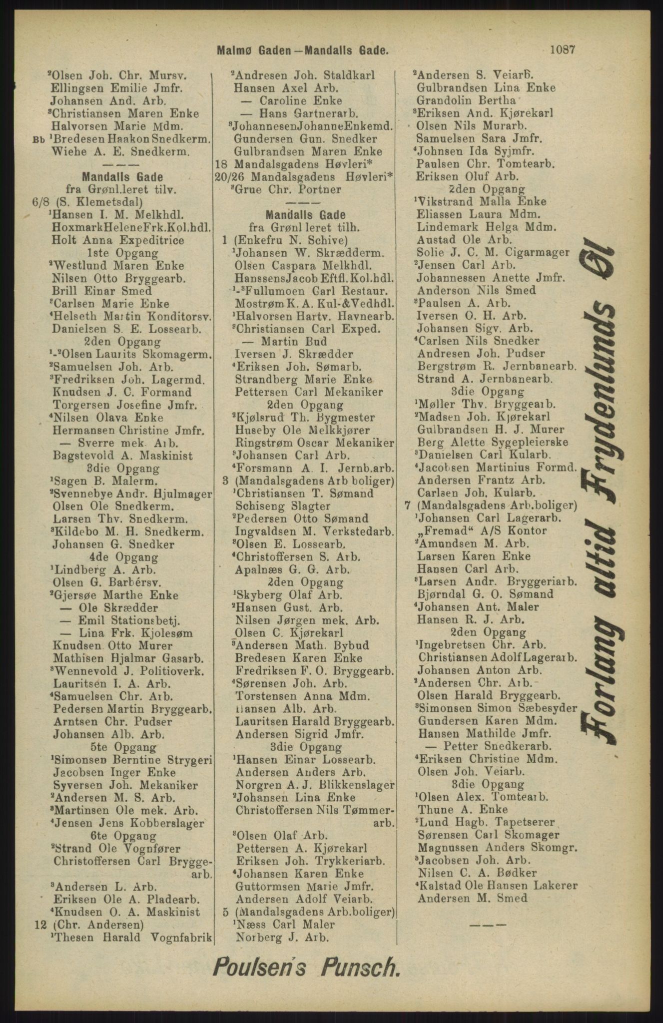 Kristiania/Oslo adressebok, PUBL/-, 1904, p. 1087