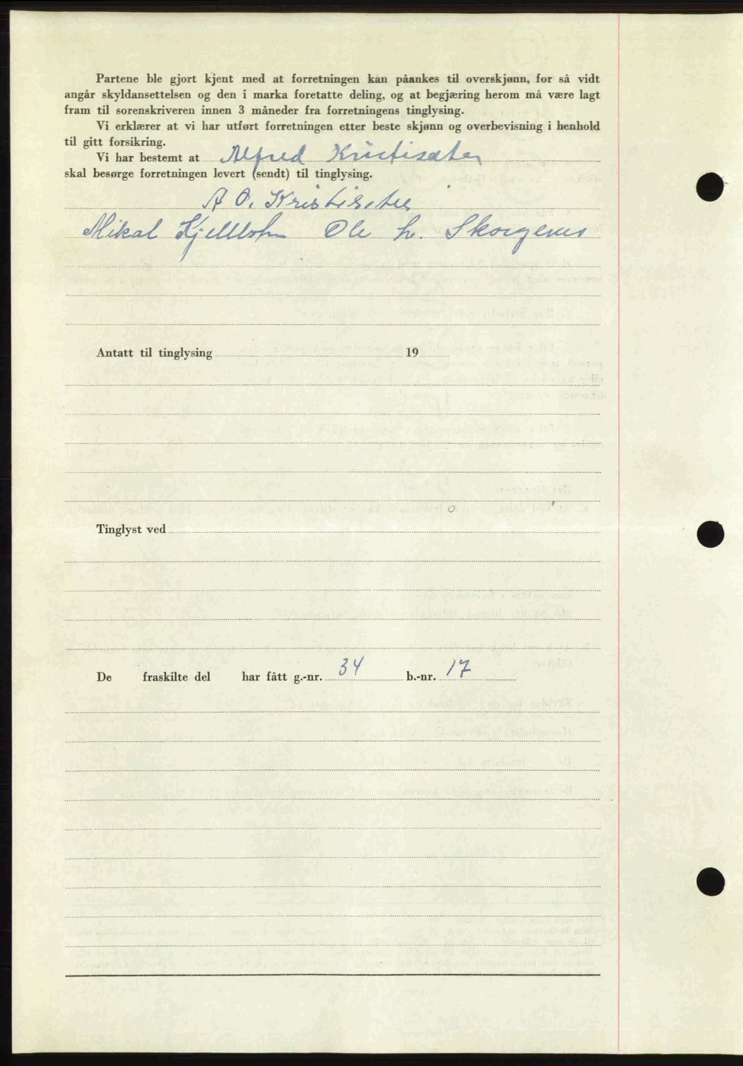 Romsdal sorenskriveri, AV/SAT-A-4149/1/2/2C: Mortgage book no. A27, 1948-1948, Diary no: : 2669/1948