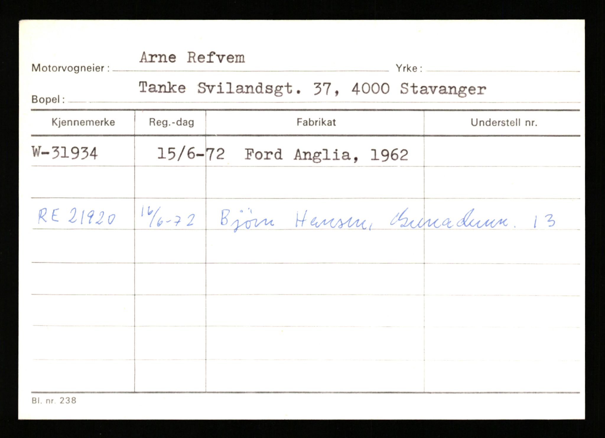 Stavanger trafikkstasjon, AV/SAST-A-101942/0/G/L0005: Registreringsnummer: 23000 - 34245, 1930-1971, p. 2736