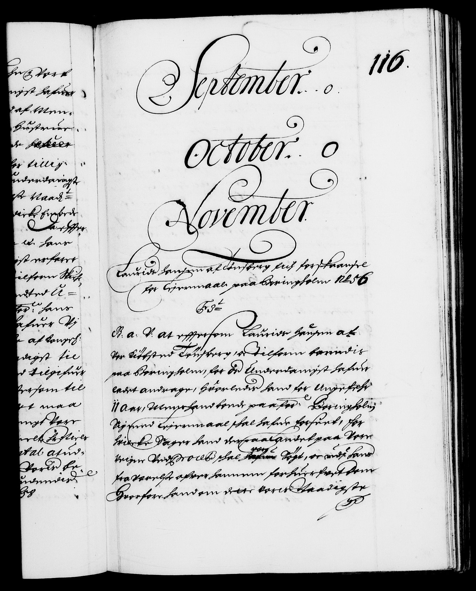 Danske Kanselli 1572-1799, RA/EA-3023/F/Fc/Fca/Fcaa/L0009: Norske registre (mikrofilm), 1657-1660, p. 116a