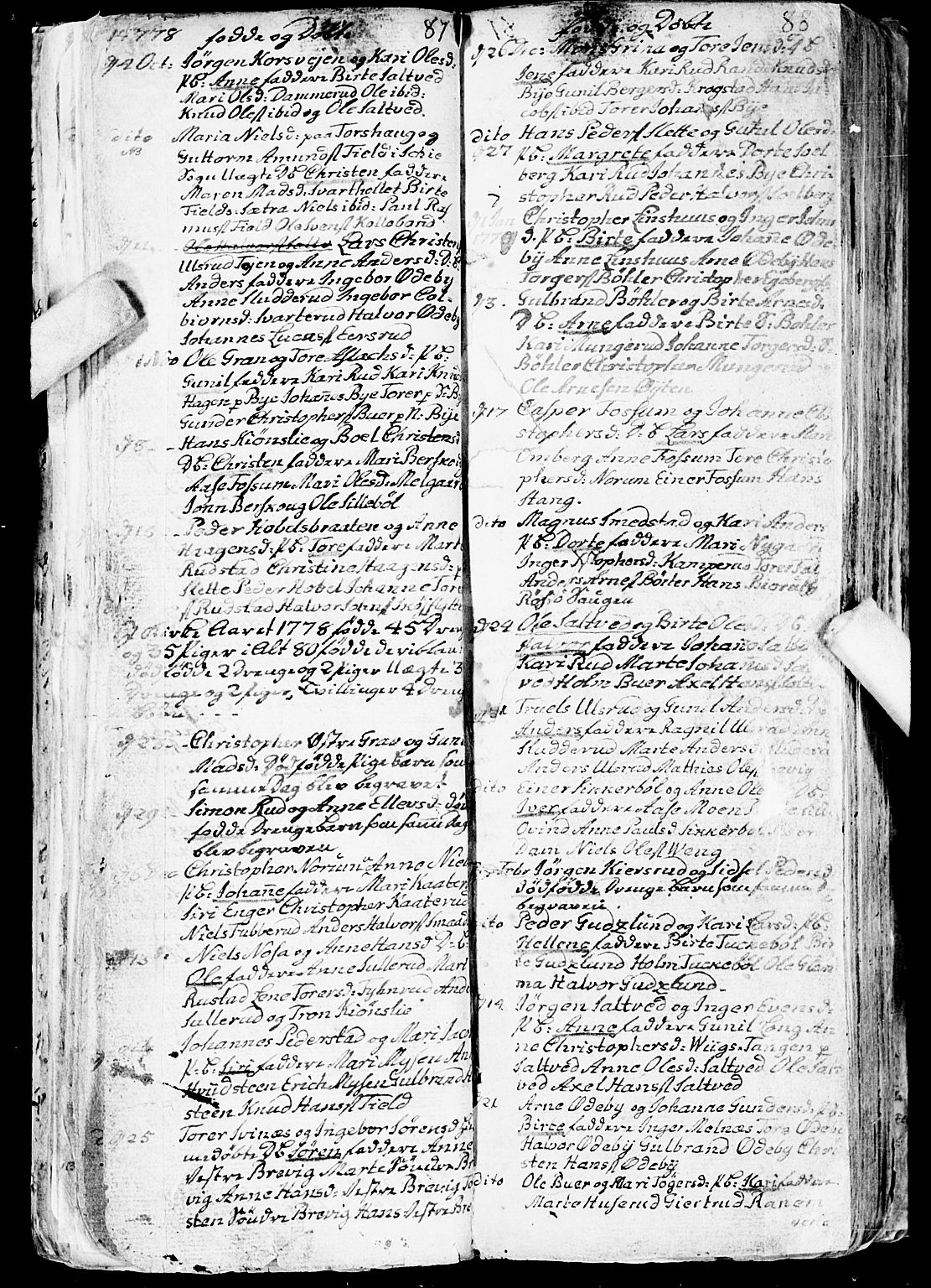 Enebakk prestekontor Kirkebøker, SAO/A-10171c/F/Fa/L0002: Parish register (official) no. I 2, 1755-1806, p. 87-88