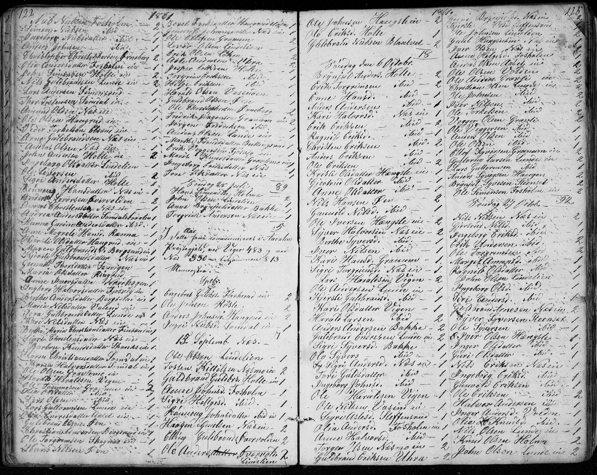 Ådal kirkebøker, SAKO/A-248/G/Ga/L0002: Parish register (copy) no. I 2, 1840-1861, p. 122-123