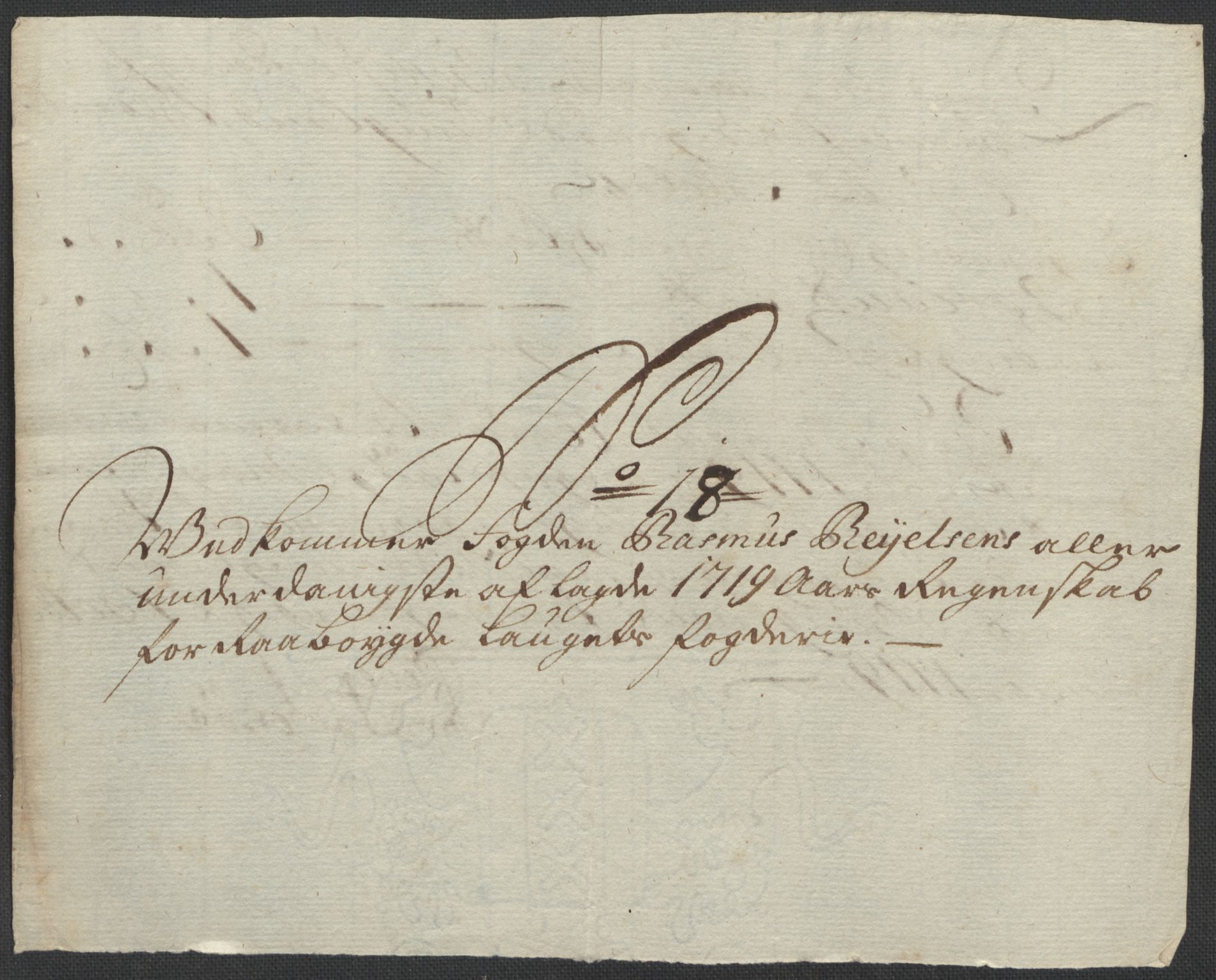 Rentekammeret inntil 1814, Reviderte regnskaper, Fogderegnskap, AV/RA-EA-4092/R40/L2453: Fogderegnskap Råbyggelag, 1718-1719, p. 378