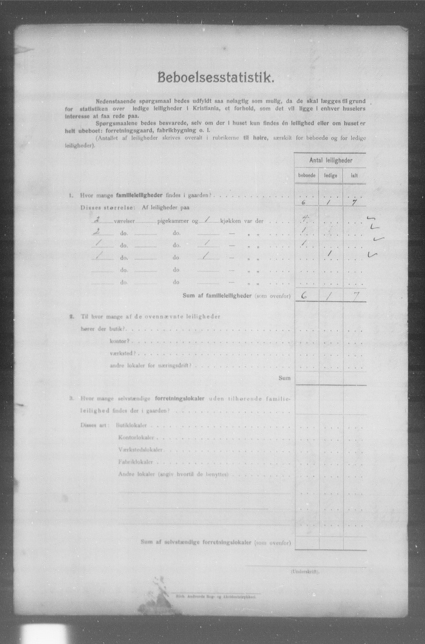 OBA, Municipal Census 1904 for Kristiania, 1904, p. 24288