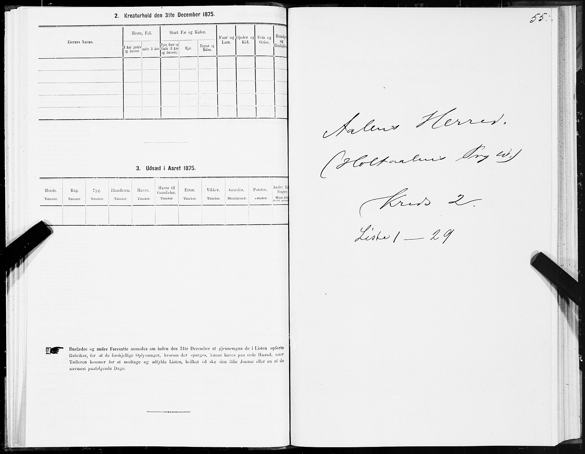 SAT, 1875 census for 1645P Haltdalen, 1875, p. 4055