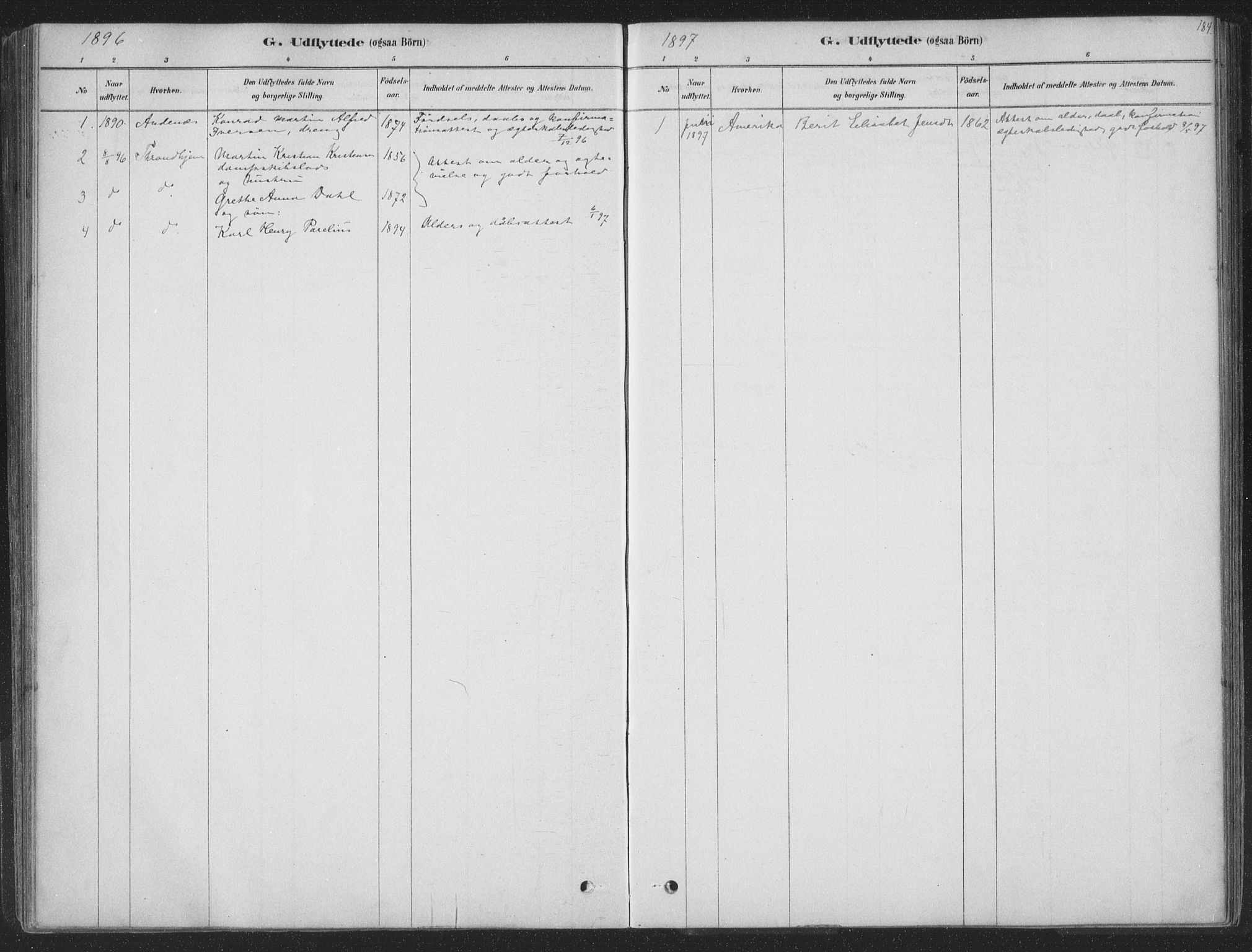 Ministerialprotokoller, klokkerbøker og fødselsregistre - Nordland, AV/SAT-A-1459/843/L0627: Parish register (official) no. 843A02, 1878-1908, p. 184