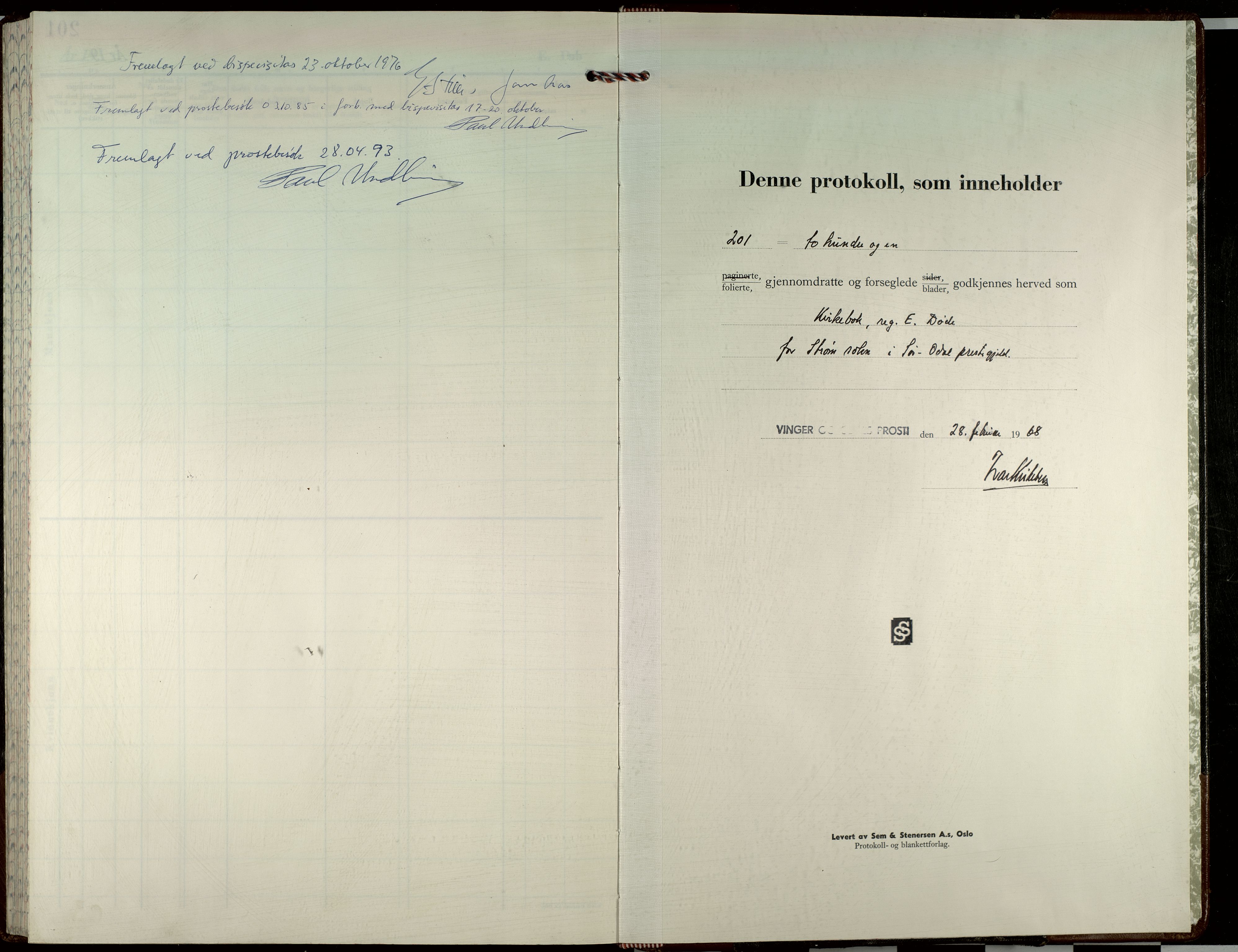 Sør-Odal prestekontor, SAH/PREST-030/H/Ha/Haa/L0025: Parish register (official) no. 25, 1968-2012