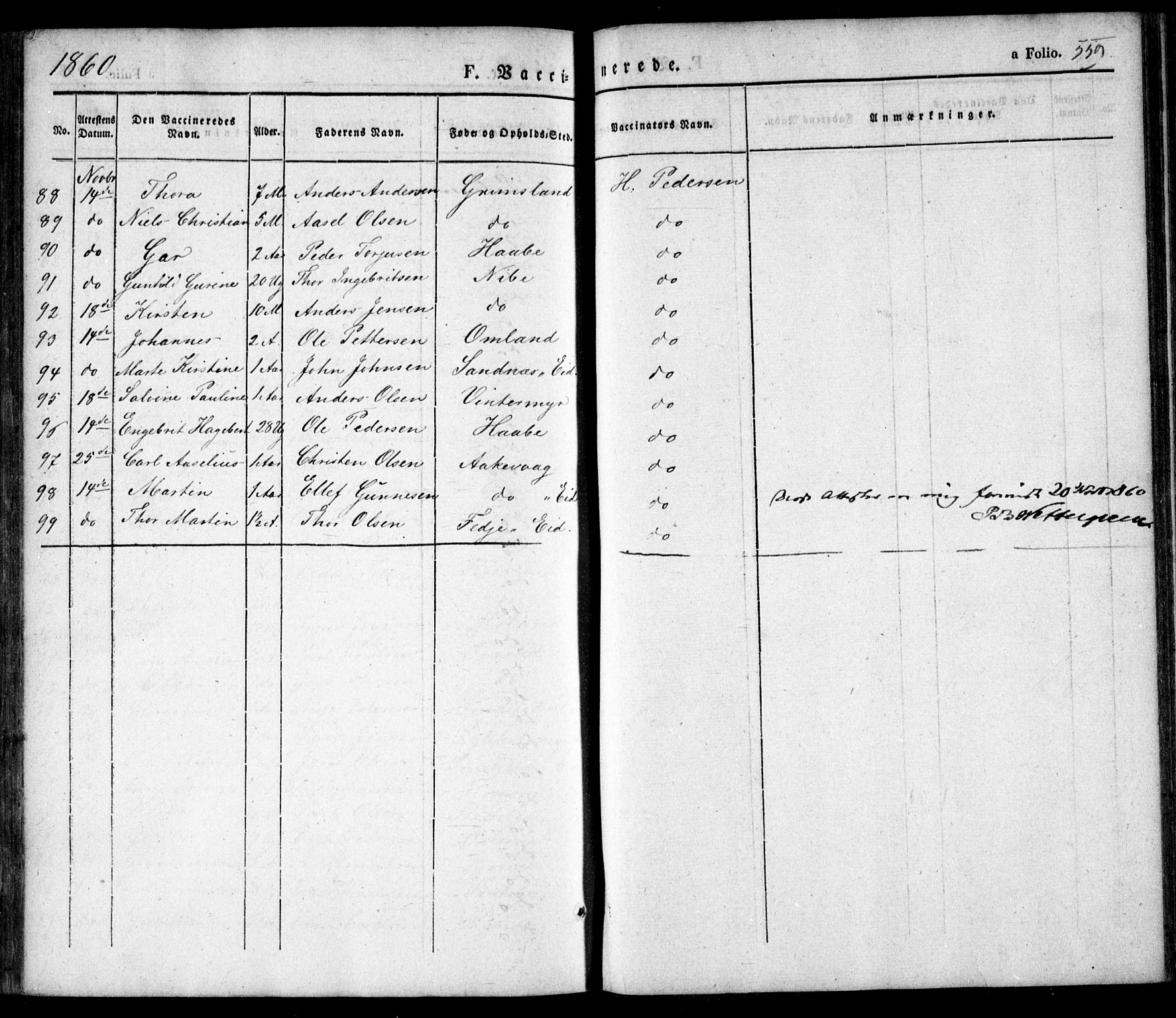 Søndeled sokneprestkontor, SAK/1111-0038/F/Fa/L0002: Parish register (official) no. A 2, 1839-1860, p. 559