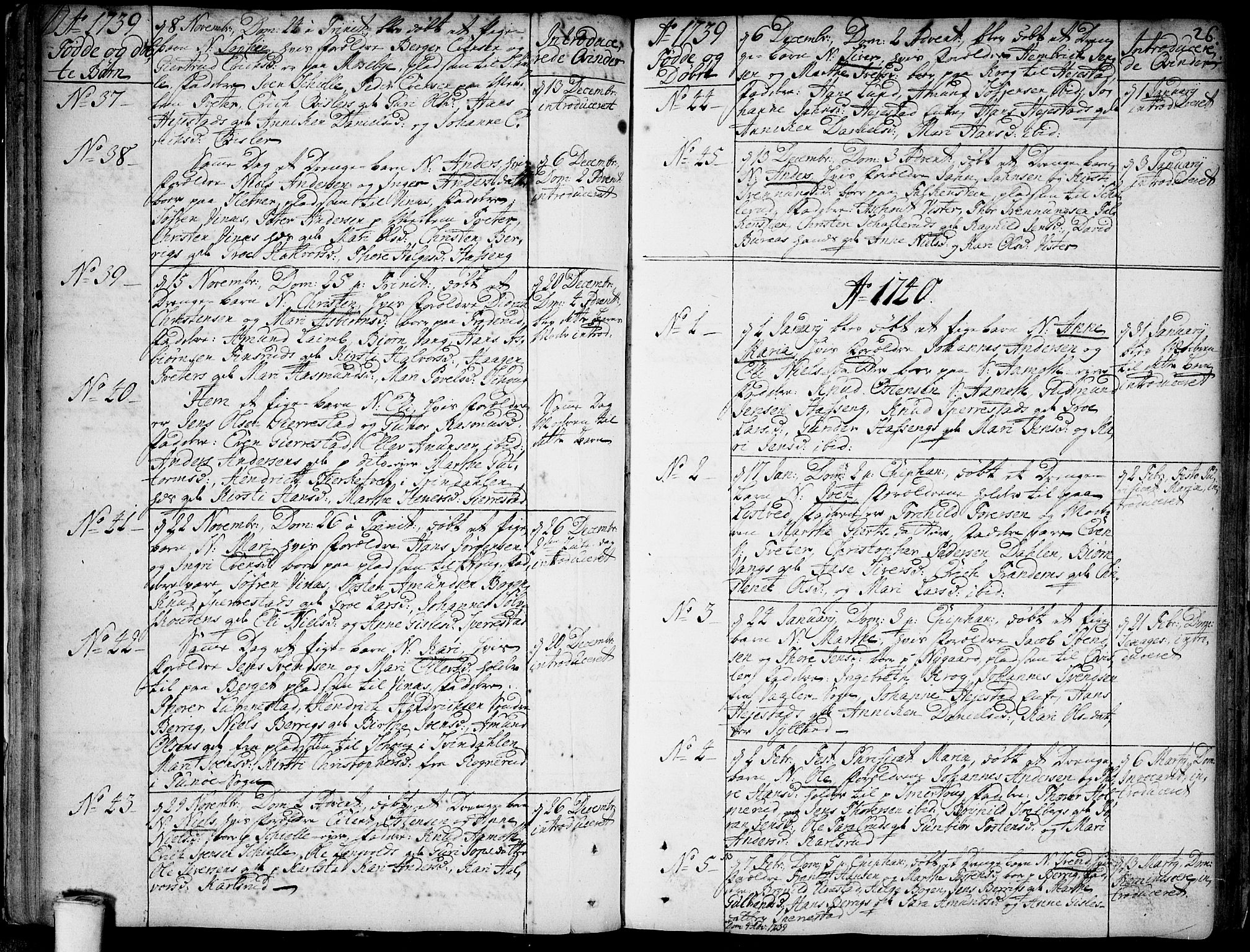 Skiptvet prestekontor Kirkebøker, SAO/A-20009/F/Fa/L0002: Parish register (official) no. 2, 1734-1759, p. 26