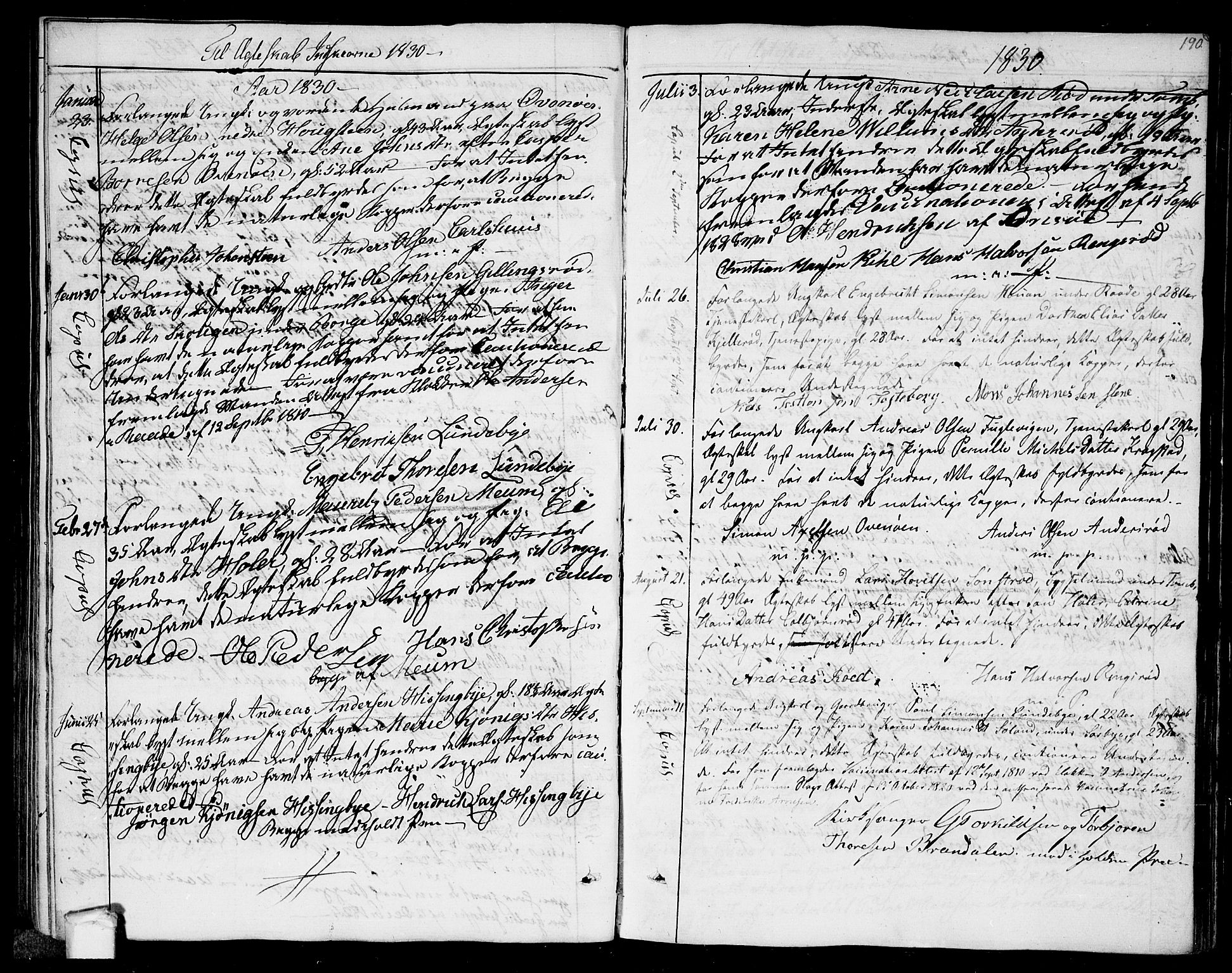 Råde prestekontor kirkebøker, SAO/A-2009/F/Fa/L0003: Parish register (official) no. 3, 1806-1814, p. 190
