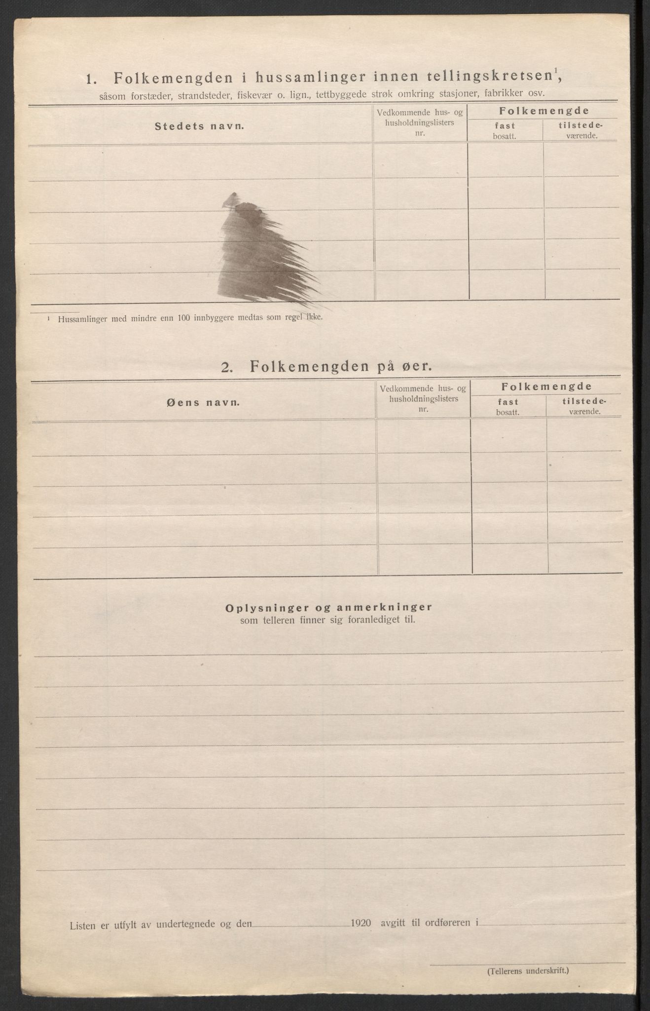 SAH, 1920 census for Vestre Slidre, 1920, p. 29