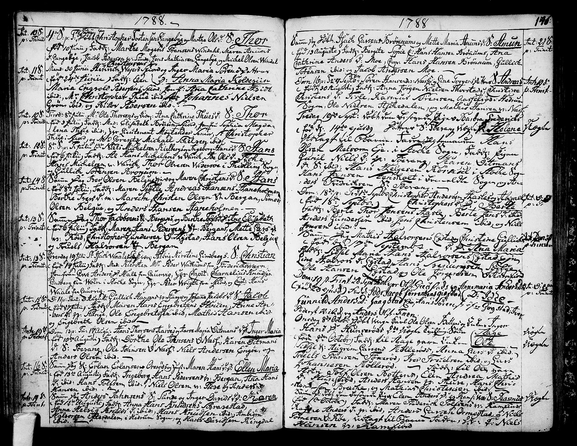 Sandar kirkebøker, SAKO/A-243/F/Fa/L0002: Parish register (official) no. 2, 1733-1788, p. 146