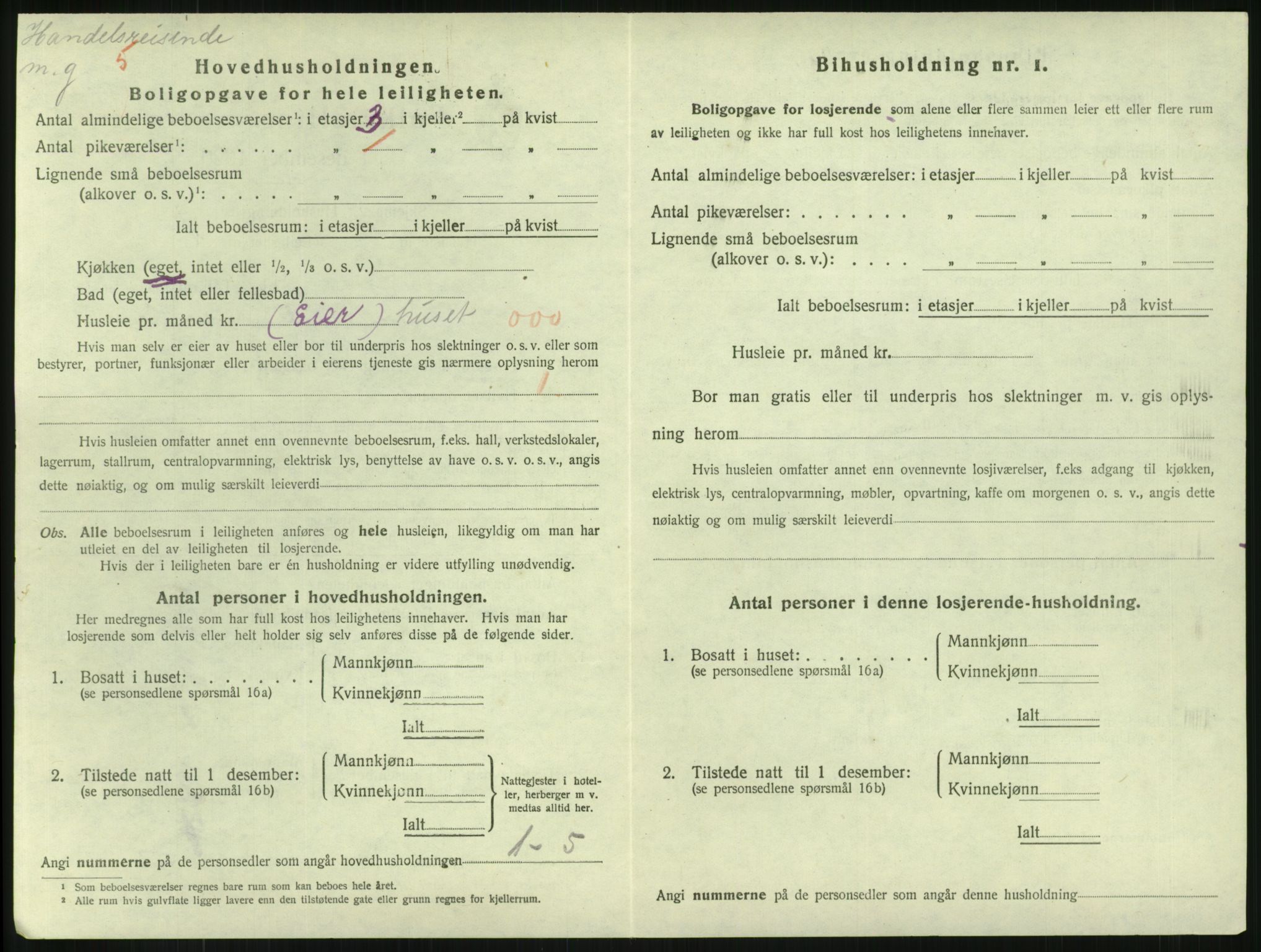 SAKO, 1920 census for Horten, 1920, p. 6636