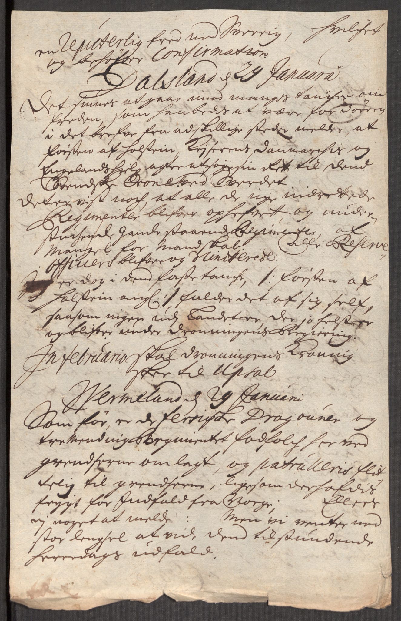 Kommanderende general (KG I) med Det norske krigsdirektorium, AV/RA-EA-5419/E/Eb/L0012: Kunnskap om fienden, kronologisk ordnet, 1718-1719, p. 554