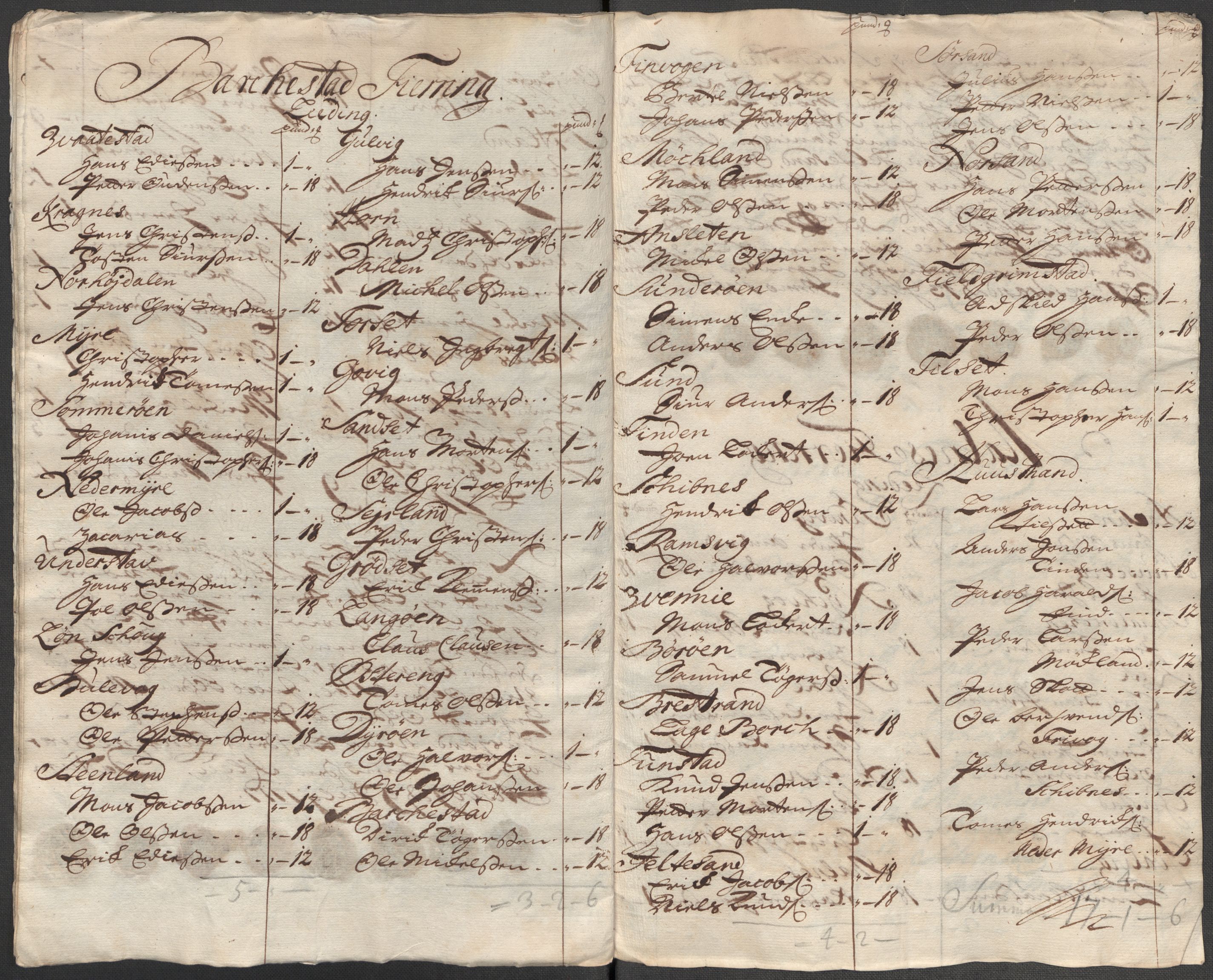 Rentekammeret inntil 1814, Reviderte regnskaper, Fogderegnskap, AV/RA-EA-4092/R67/L4683: Fogderegnskap Vesterålen, Andenes og Lofoten, 1717, p. 154