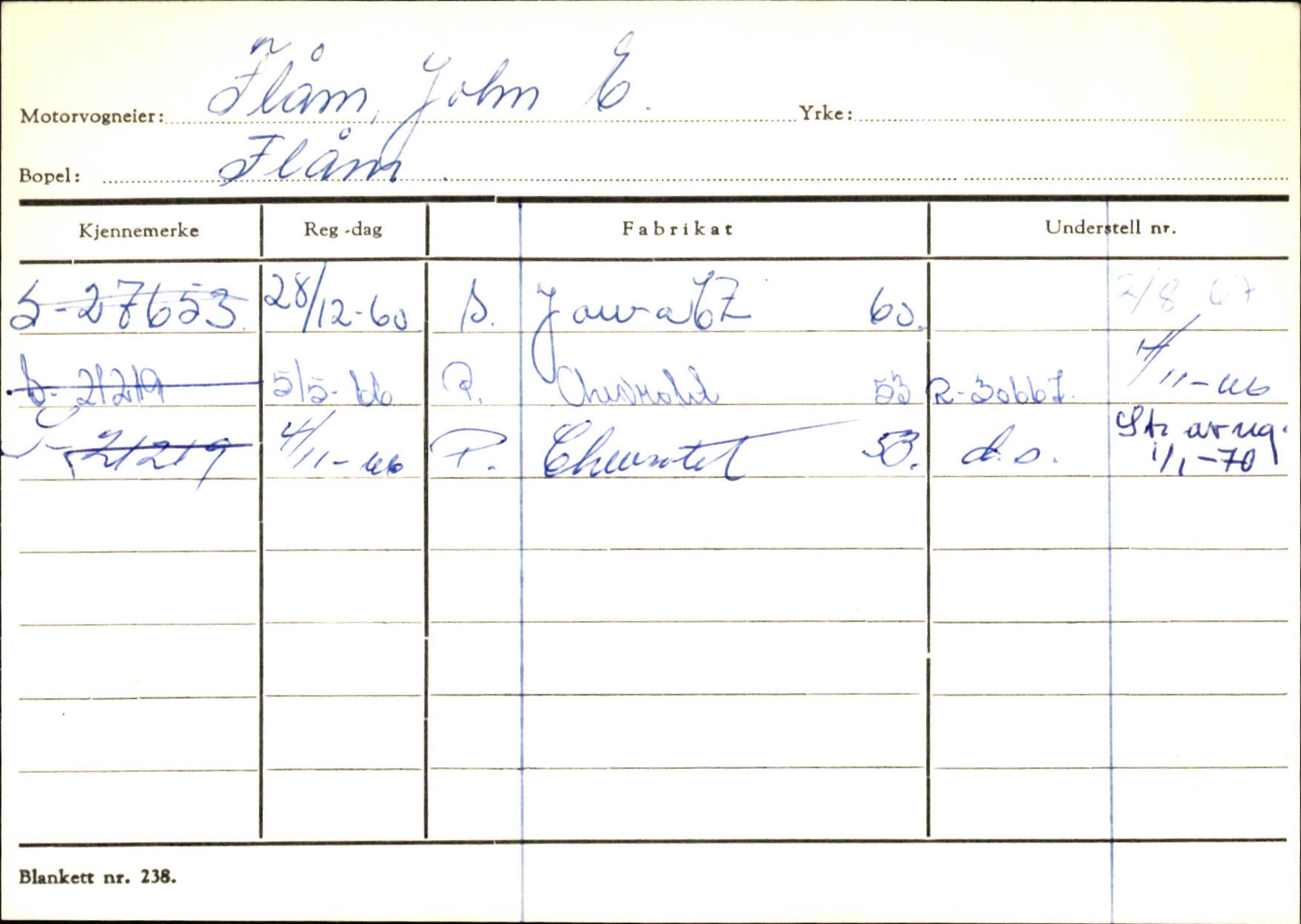 Statens vegvesen, Sogn og Fjordane vegkontor, SAB/A-5301/4/F/L0125: Eigarregister Sogndal V-Å. Aurland A-Å. Fjaler A-N, 1945-1975, p. 590