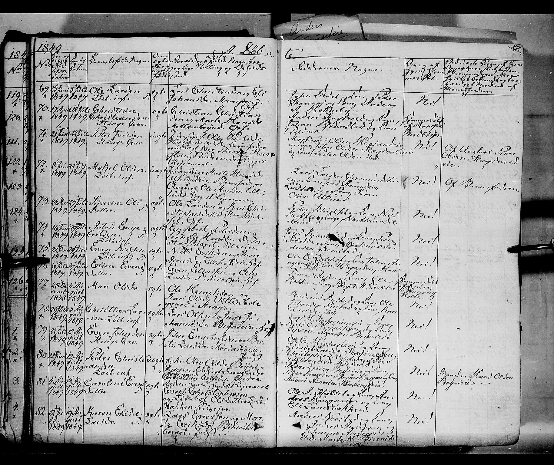 Romedal prestekontor, SAH/PREST-004/K/L0004: Parish register (official) no. 4, 1847-1861, p. 27