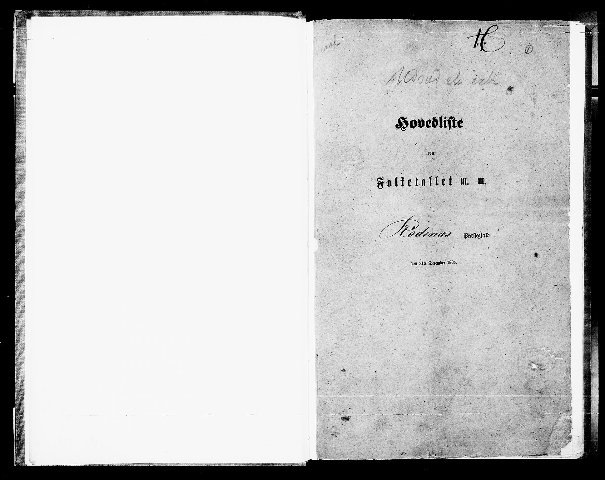 RA, 1865 census for Rødenes, 1865, p. 5