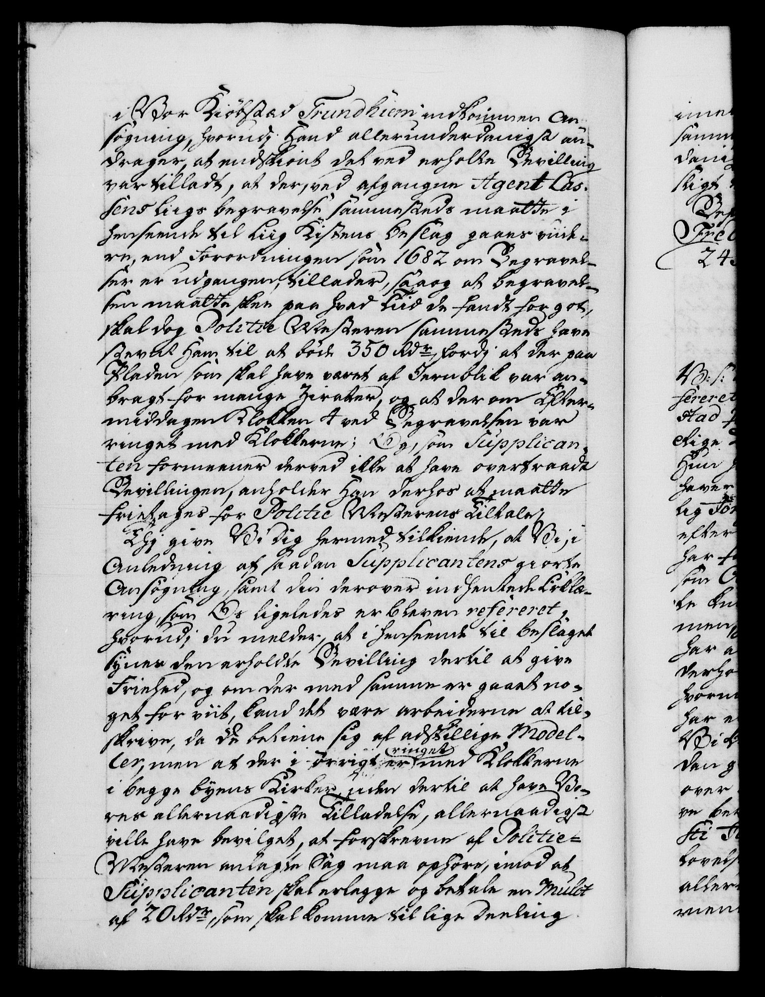 Danske Kanselli 1572-1799, RA/EA-3023/F/Fc/Fca/Fcab/L0042: Norske tegnelser, 1777-1781, p. 132b