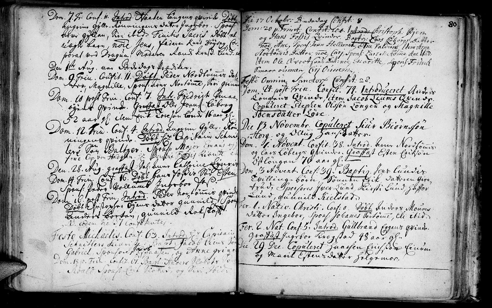 Ministerialprotokoller, klokkerbøker og fødselsregistre - Sør-Trøndelag, SAT/A-1456/692/L1101: Parish register (official) no. 692A01, 1690-1746, p. 80