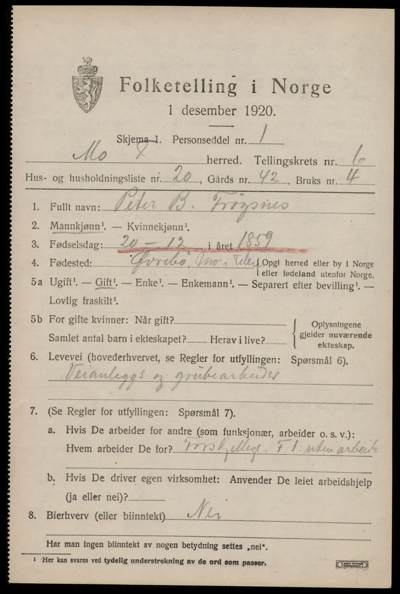 SAKO, 1920 census for Mo, 1920, p. 2404