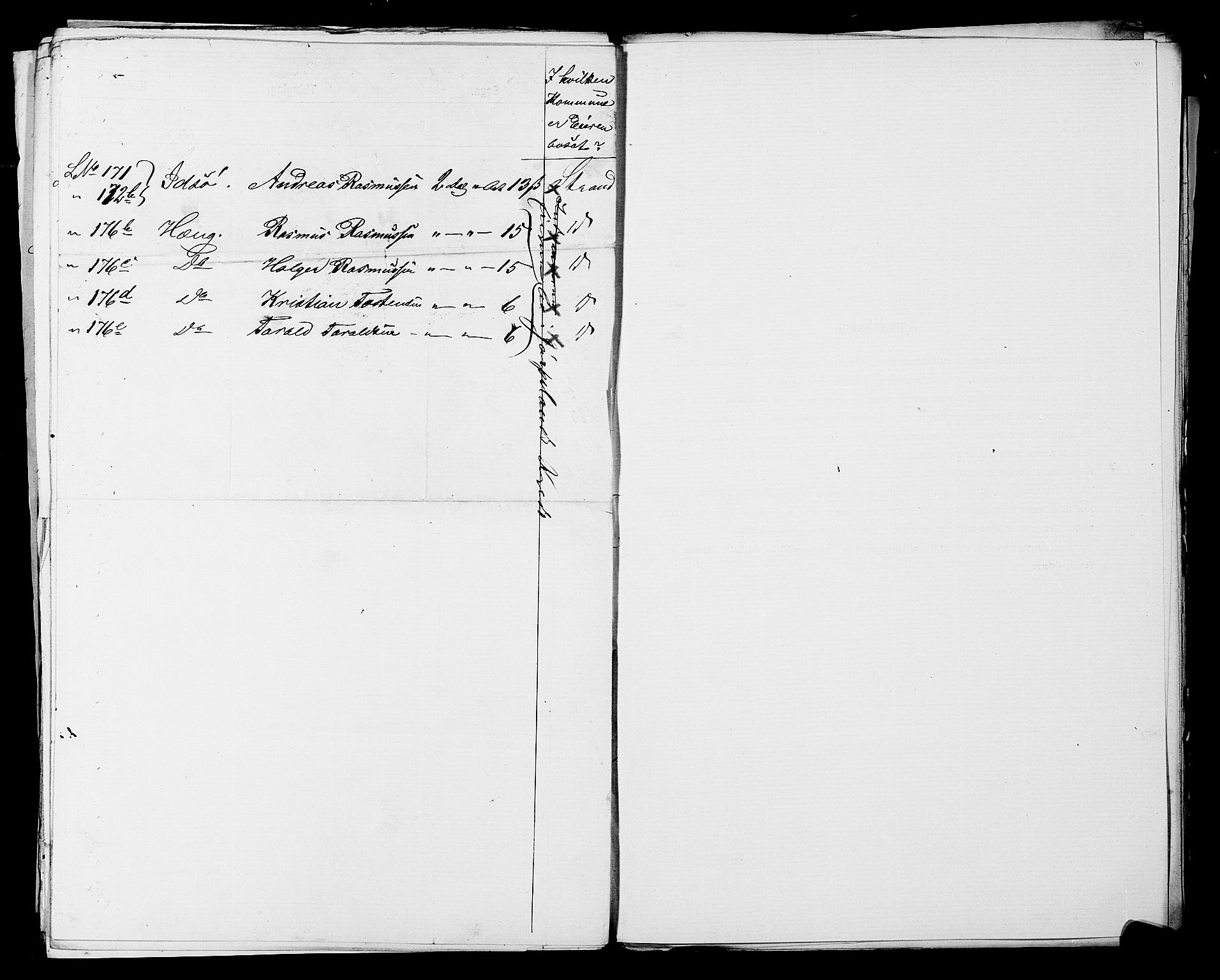 SAST, 1875 census for 1130P Strand, 1875, p. 33