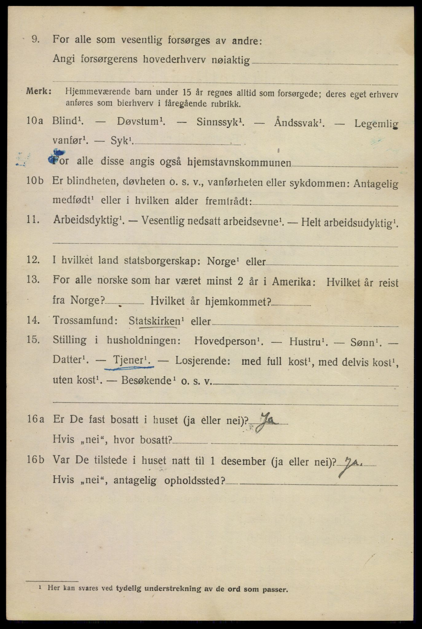 SAKO, 1920 census for Sandefjord, 1920, p. 9055