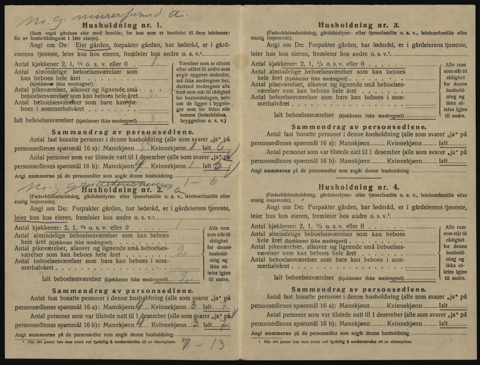 SAO, 1920 census for Glemmen, 1920, p. 1472