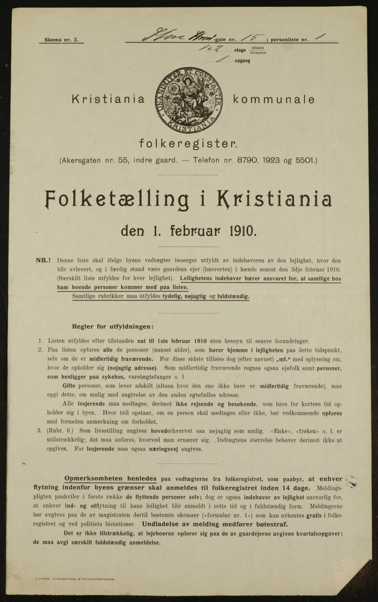 OBA, Municipal Census 1910 for Kristiania, 1910, p. 97758