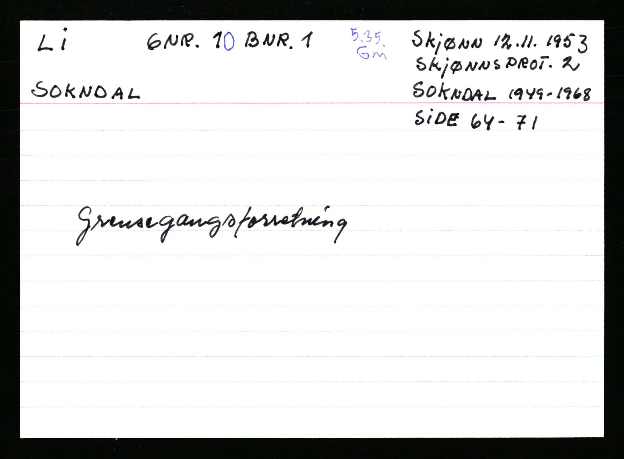 Statsarkivet i Stavanger, AV/SAST-A-101971/03/Y/Ym/L0035: Åstedskort sortert etter gårdsnavn: Leiranger - Lindanger, 1600-1950, p. 355