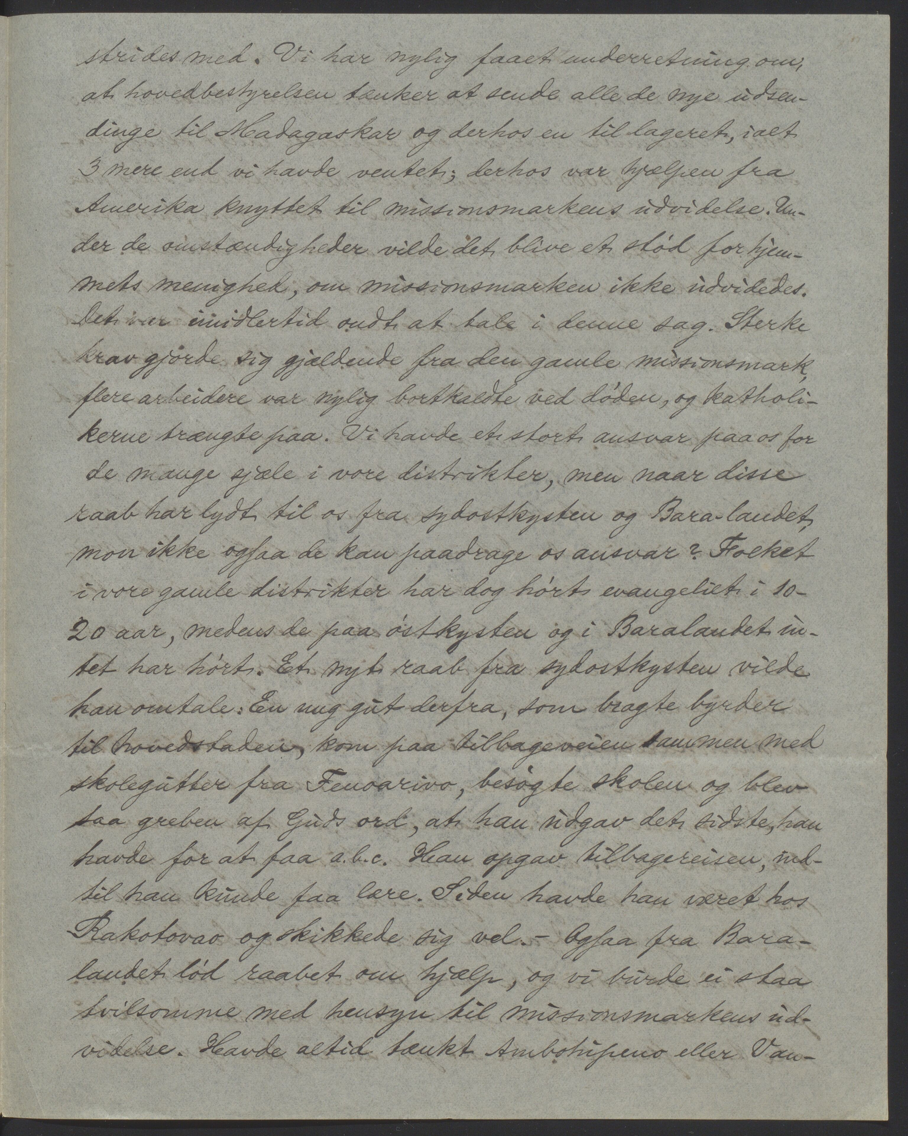 Det Norske Misjonsselskap - hovedadministrasjonen, VID/MA-A-1045/D/Da/Daa/L0037/0002: Konferansereferat og årsberetninger / Konferansereferat fra Madagaskar Innland., 1887