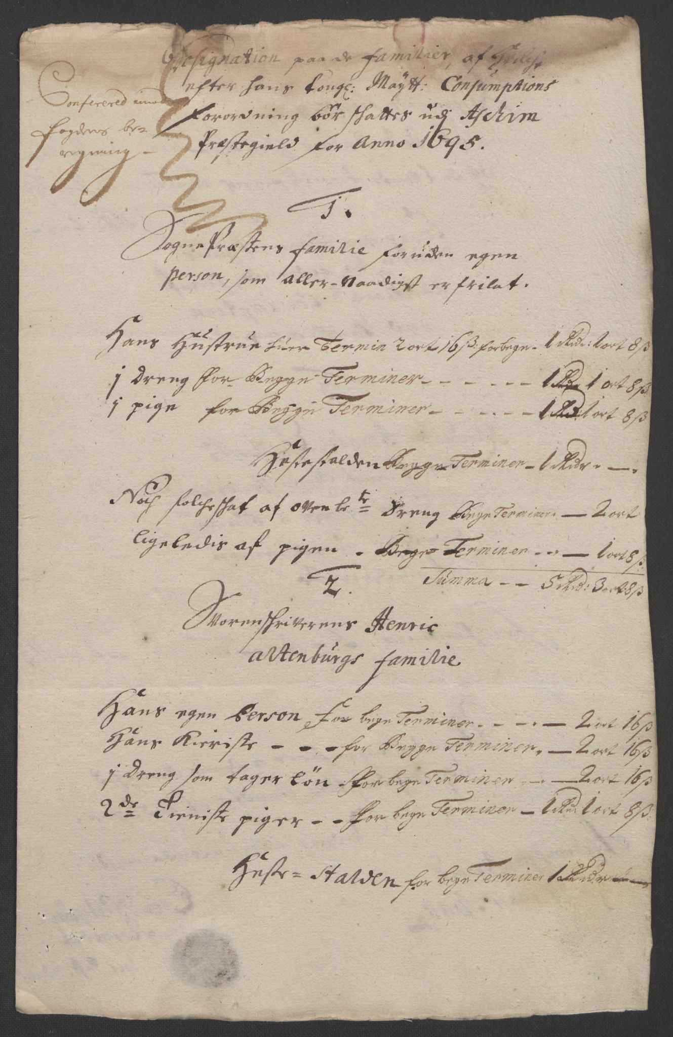 Rentekammeret inntil 1814, Reviderte regnskaper, Fogderegnskap, AV/RA-EA-4092/R07/L0285: Fogderegnskap Rakkestad, Heggen og Frøland, 1695, p. 245